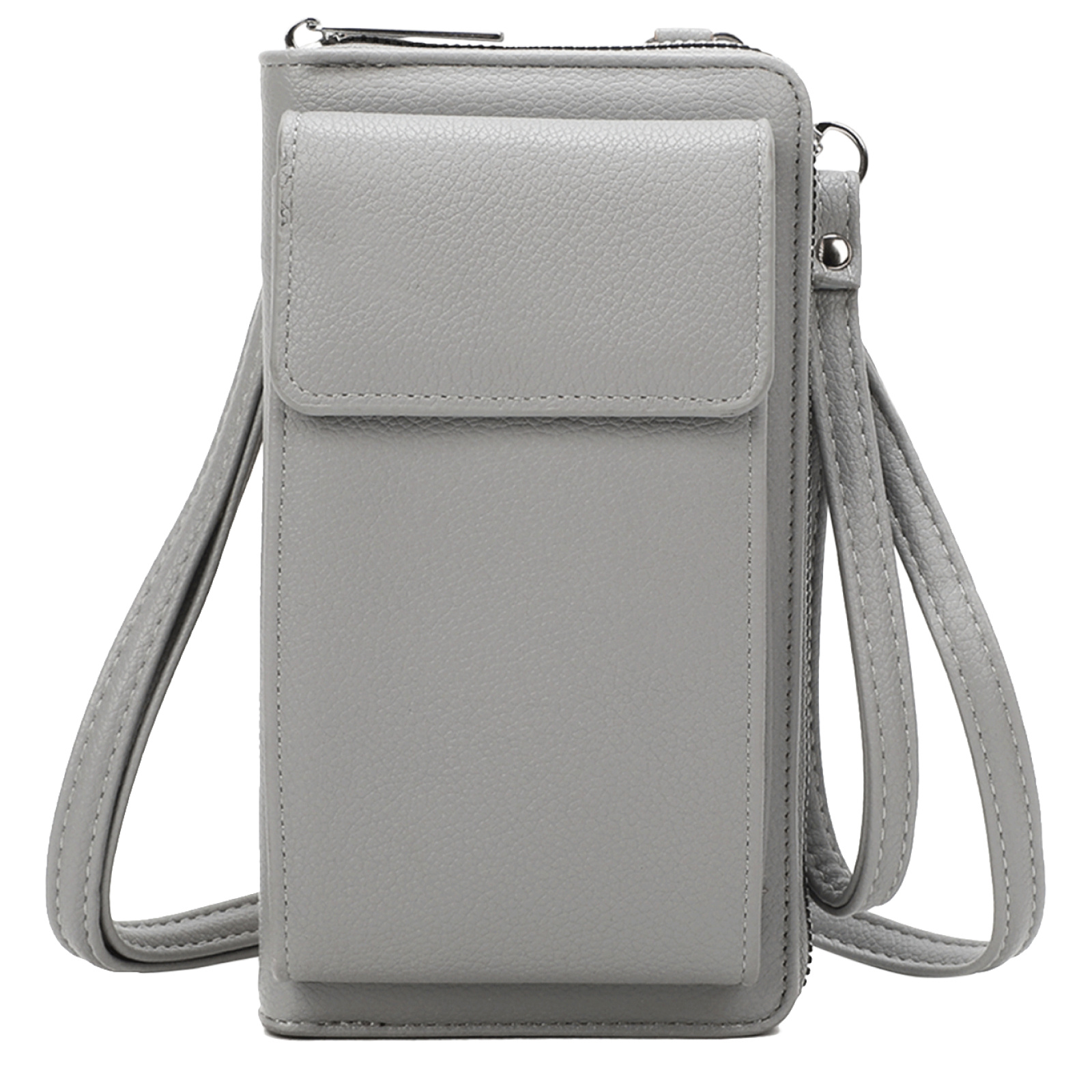 Crossbody Phone Wallet For Women, Purse With 8 Card Slots, Black, Dimensions: 16cm X 9cm X 2cm, Includes Adjustable, Removable Shoulder Strap