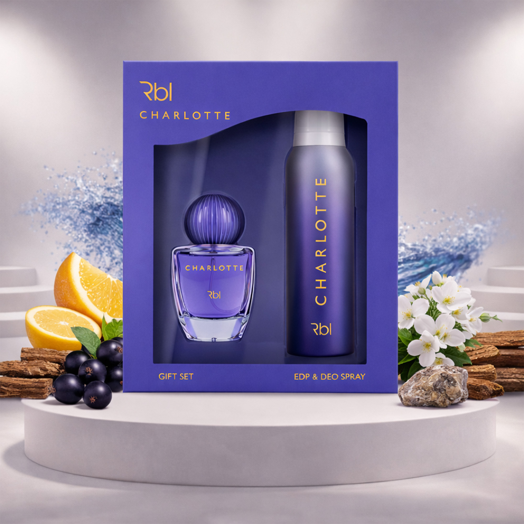 Image of Rbl Gift Set For Women – 50 Ml Eau De Parfum + 150 Ml Deodorant Spray, Women's Fragrance, Women's Body Deodorant Spray