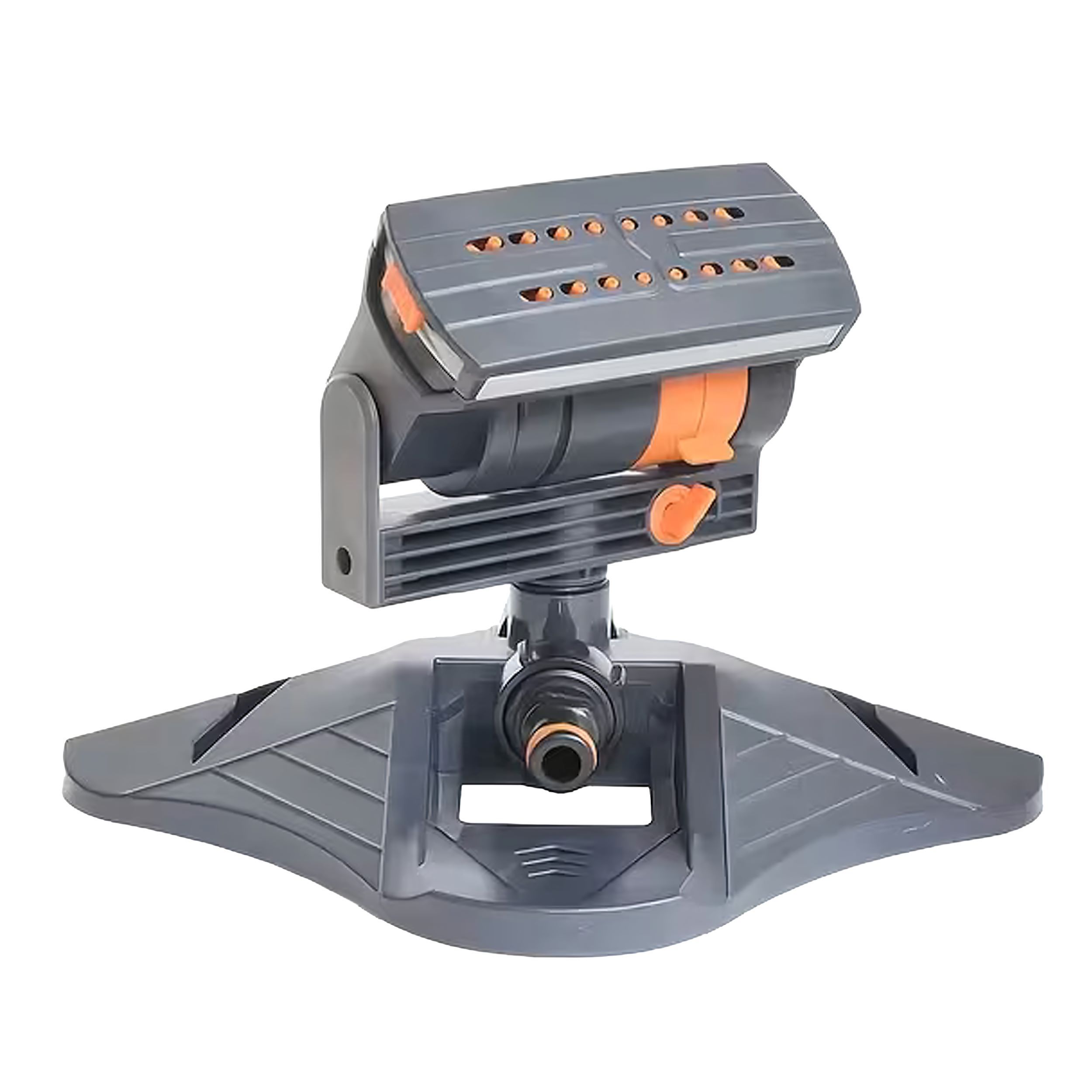 E-shop 1 Stück Garten-Sprinkler mit 16 Düsen Oszillierender Rasensprenger Gartensprinkler Gartenregner für Rasenbewässerung Bewässerungssystem 1/2 Zoll