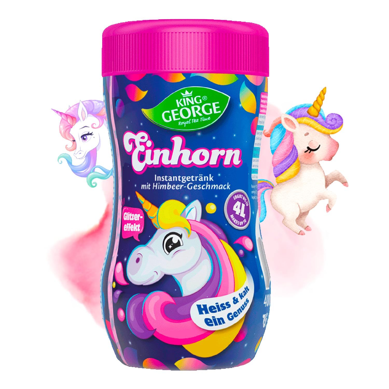 King George Instant Pink Unicorn Refreshment Drink 400g