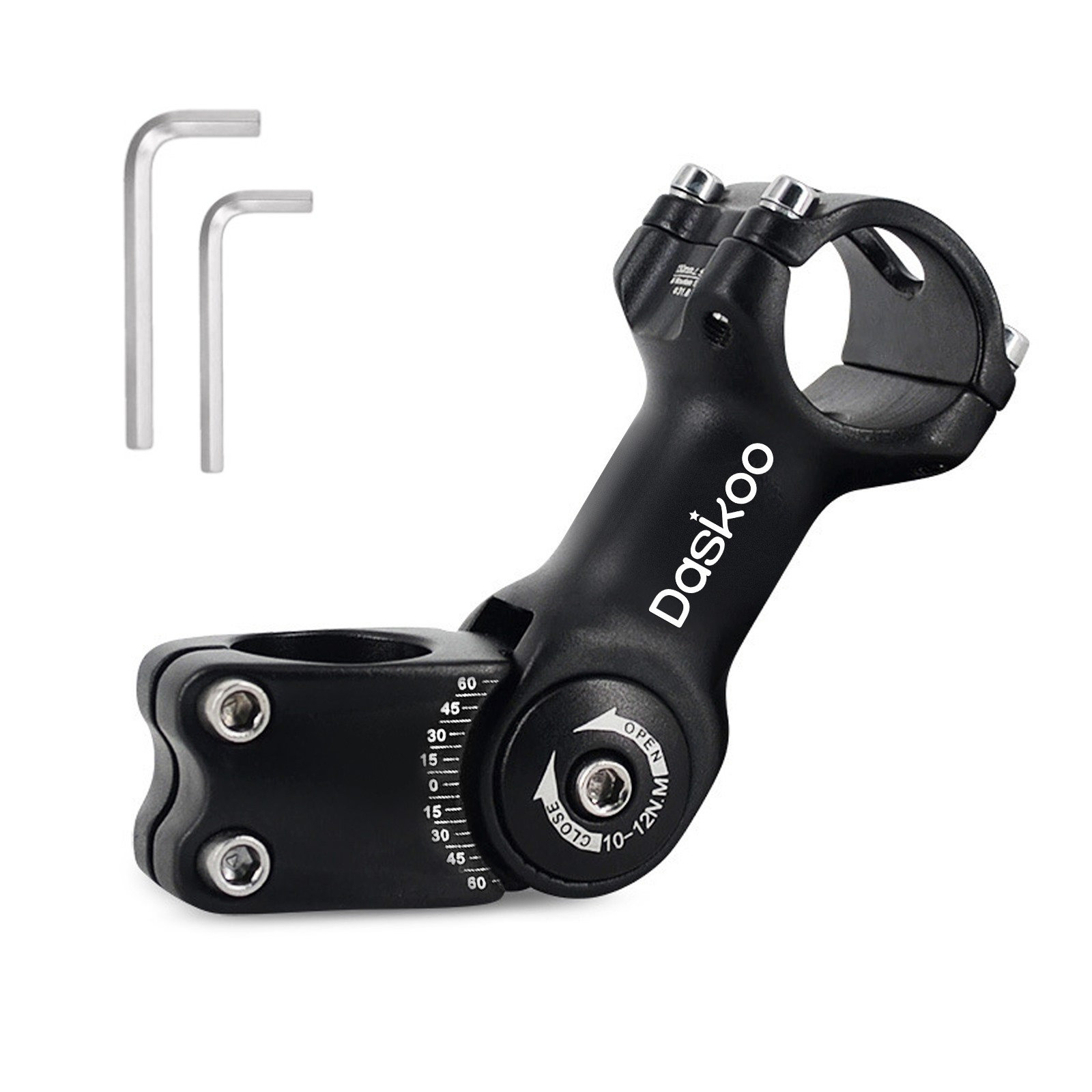 Image of Mtb Bike Handlebar Riser Aluminum Adjustable Extension 31.8x90mm Handlebar Riser Accessories For Mountain Bikes, Road Bikes