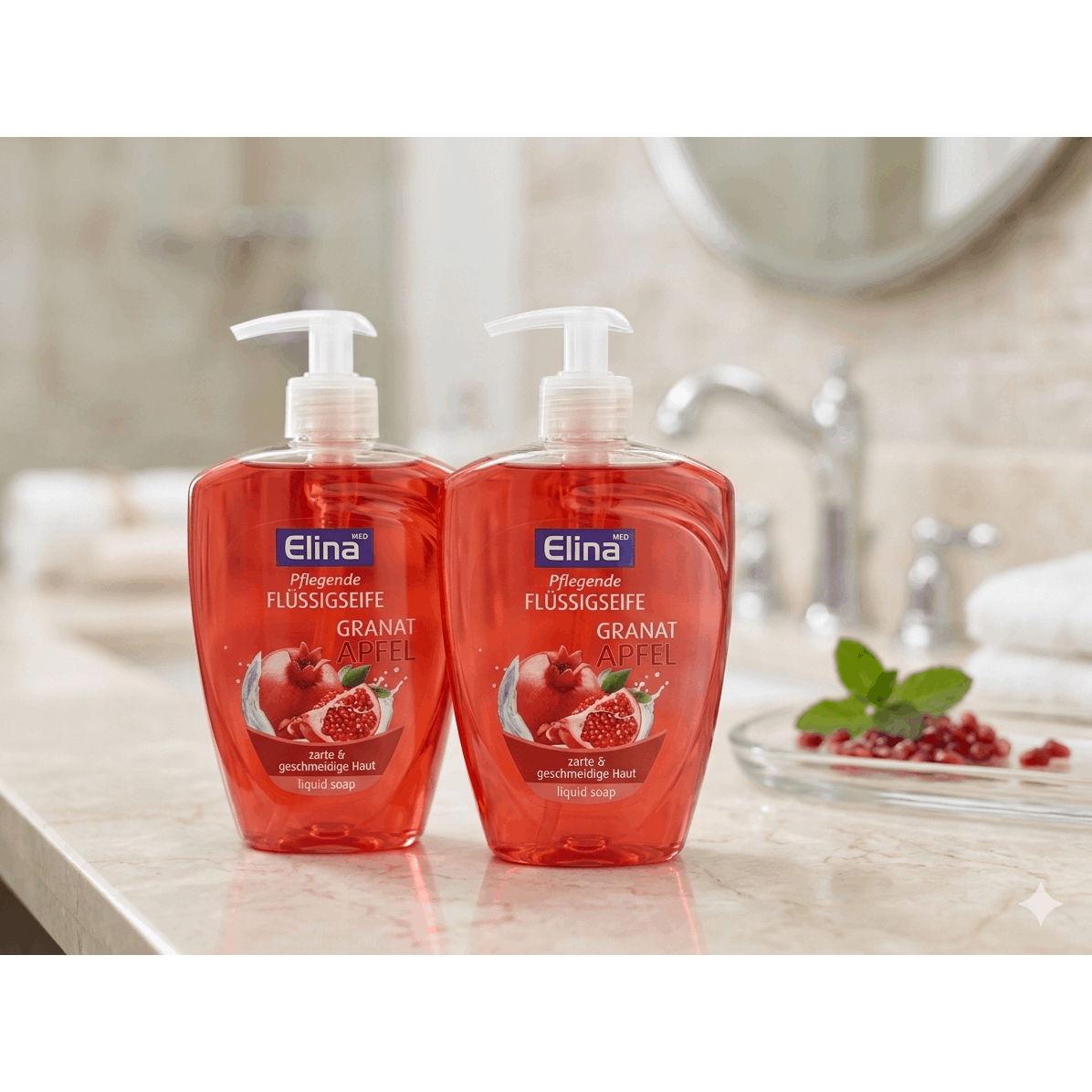 Nourishing Liquid Soap Granatapfel Gentle & Liquid Soap 2x 500ml