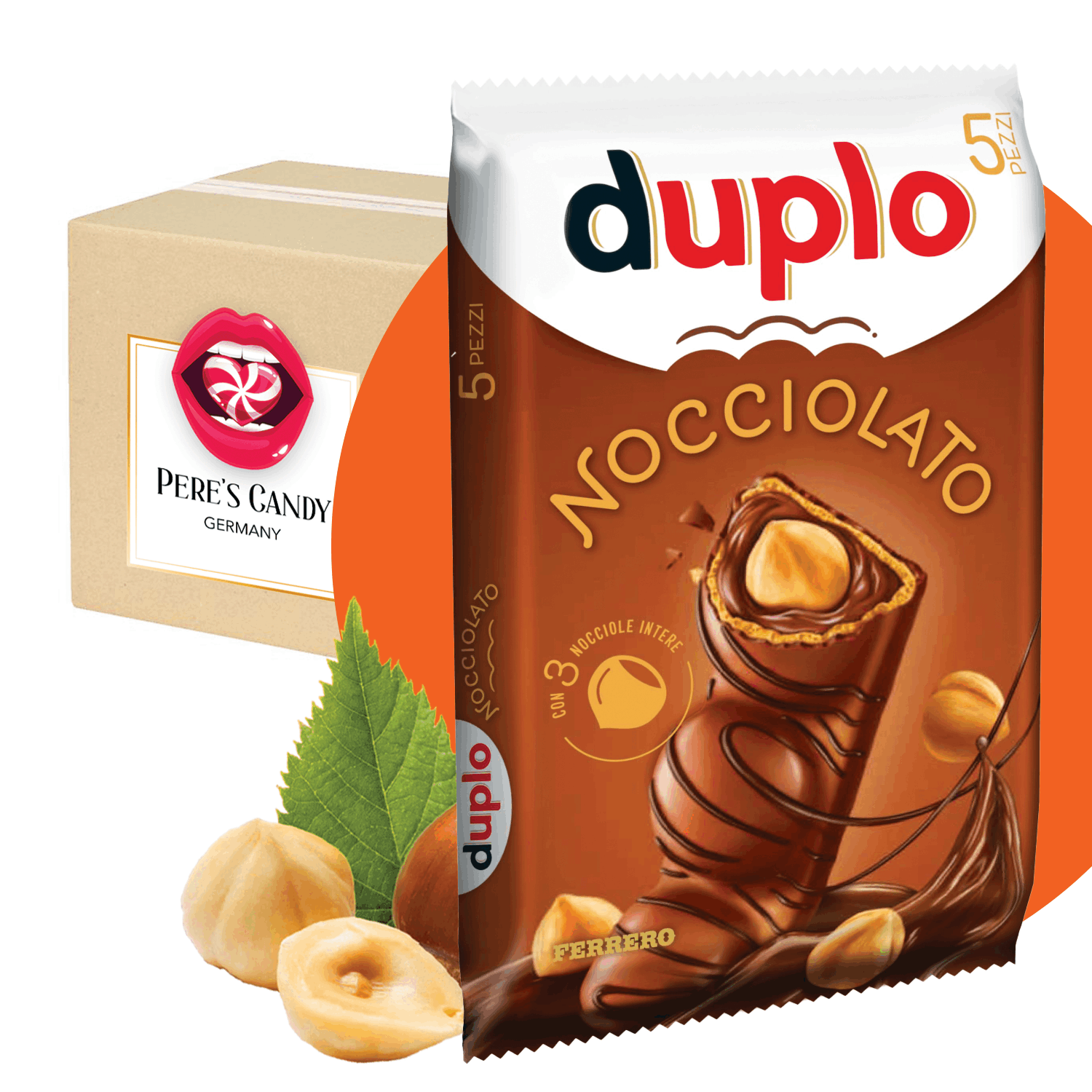 Ferrero Duplo Nocciolato From Italy 156g