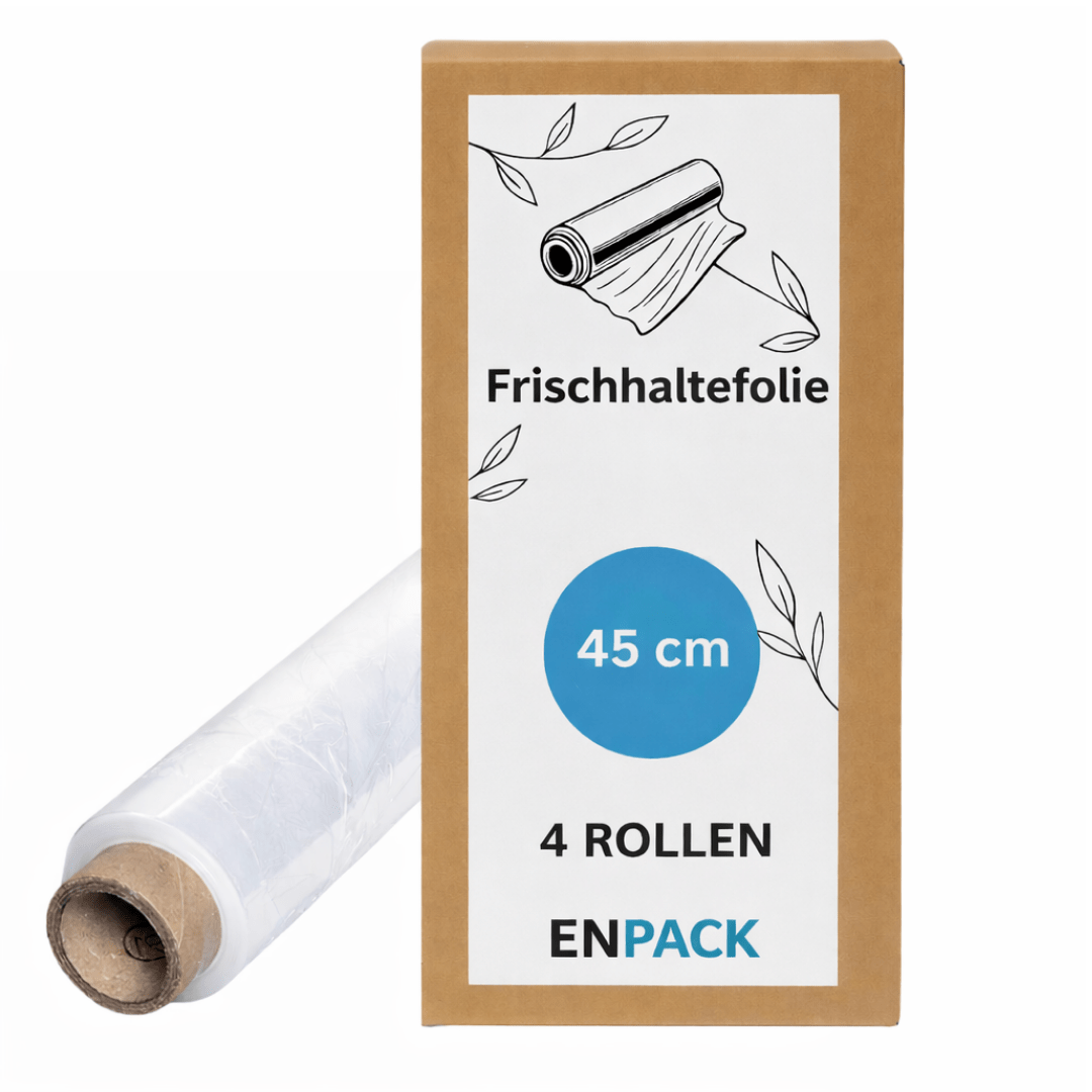 Image of Freshness Preservation Rolls Of 300m X 45cm - Tear-resistant Made Of Pe - Transparent Kitchen Film Large Rolls For , Kitchen & Food - Professional Freshness Preservation Film - Packaging