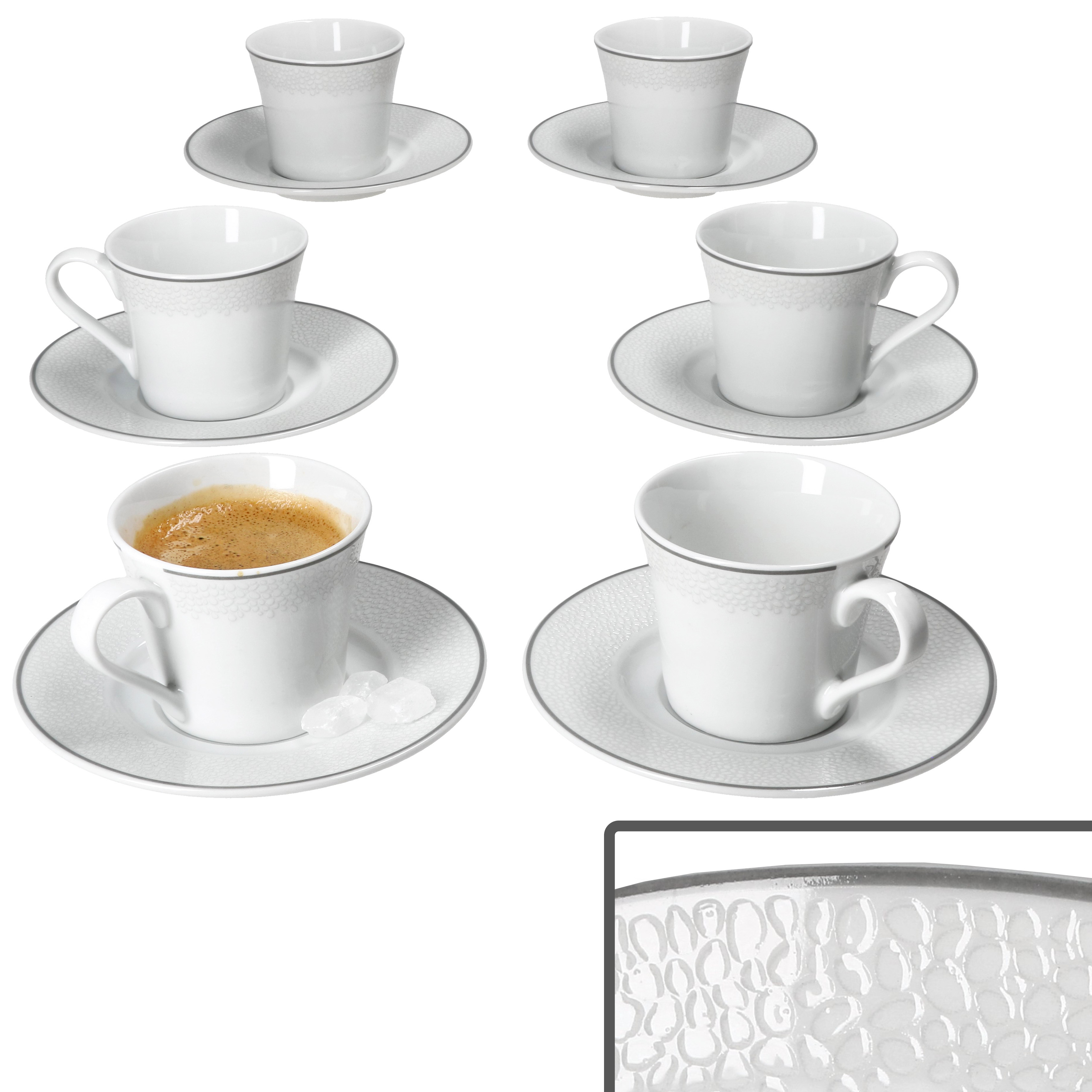 Ritzenhoff Espresso Cup + Saucer For 6 People