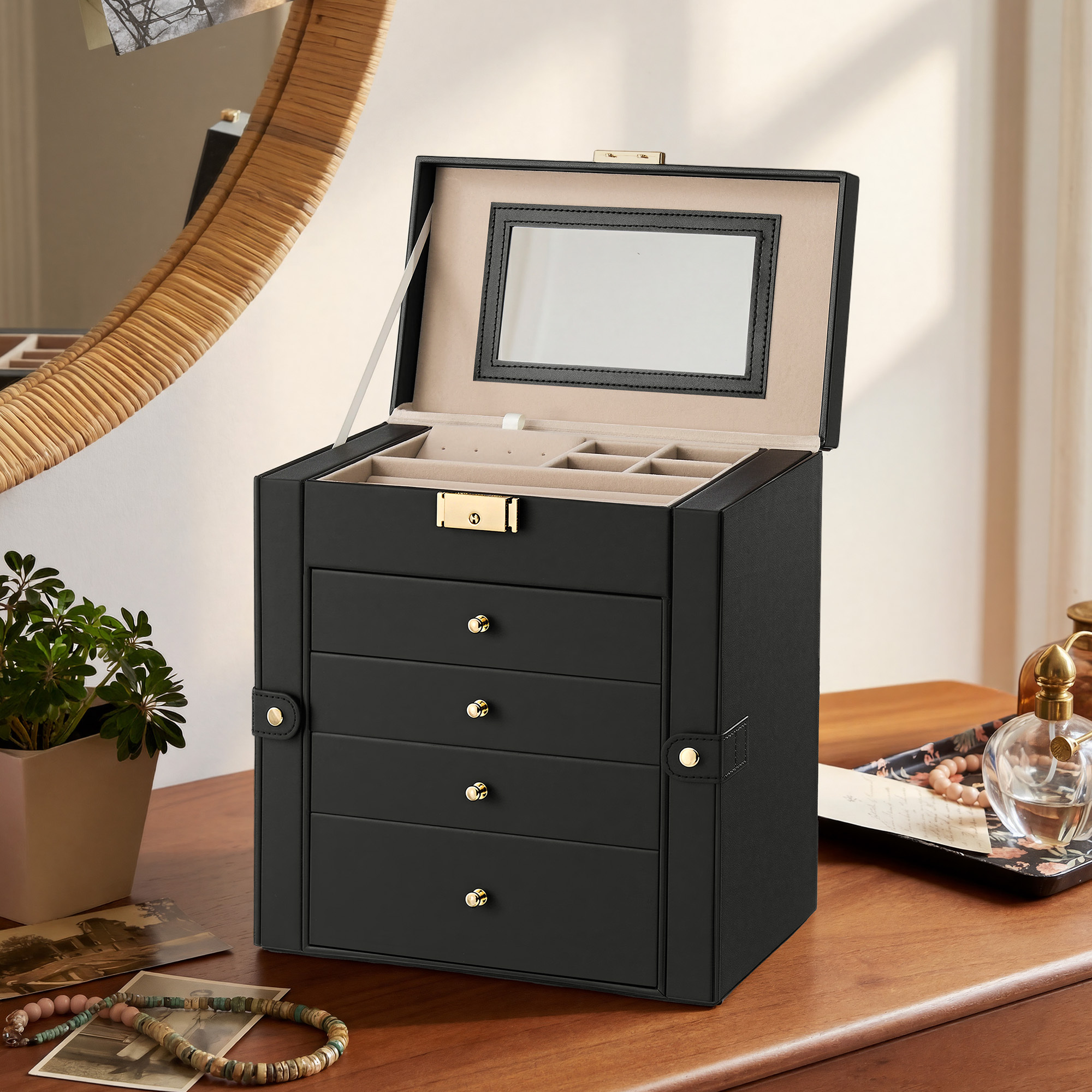Image of 5-tier Jewelry Box With , Lockable