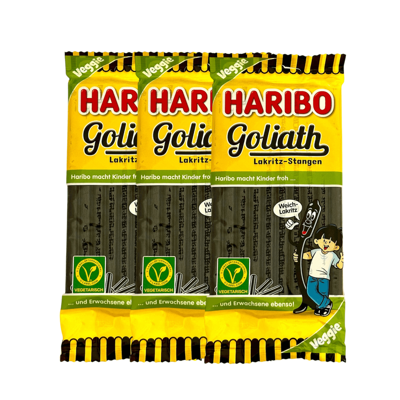 Image of Haribo Giant Licorice Sticks 125g
