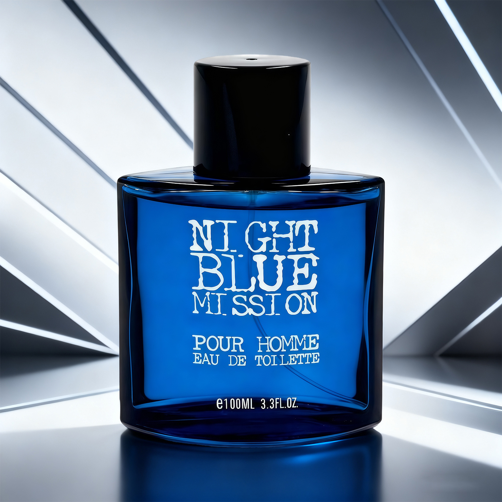 Image of 100ml Men's Eau De Toilette - Sleek Bottle, -marine-cedar Scent For Evening Gatherings/daily Commutes/outdoor Leisure
