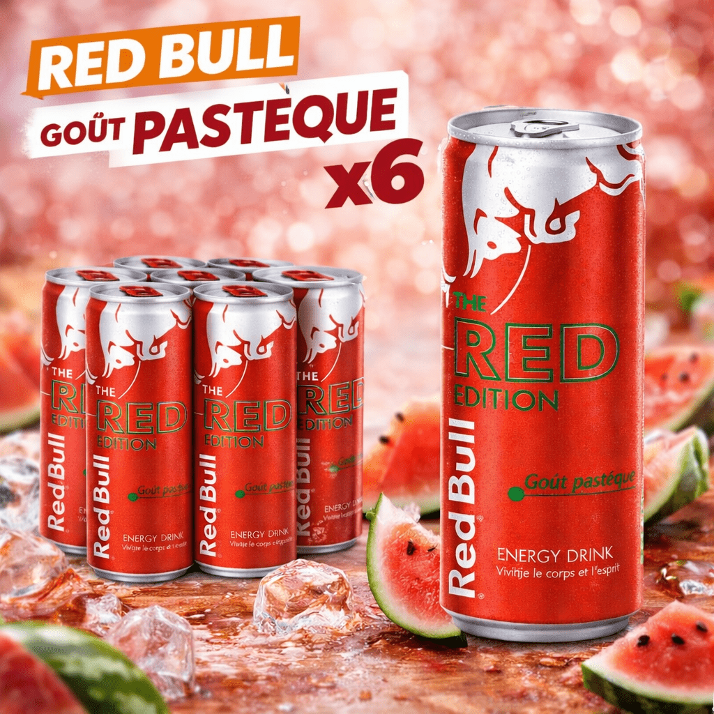 Red Bull - Watermelon Flavor - 6 Pack Of 25cl