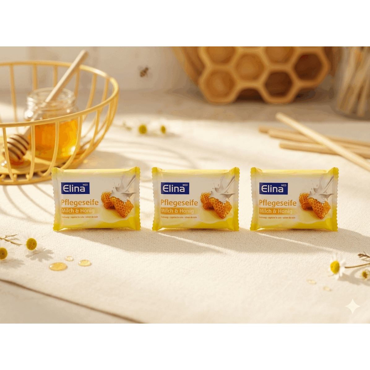 Image of Nursing Soap Milk & Honey Care Soap 3x 25g