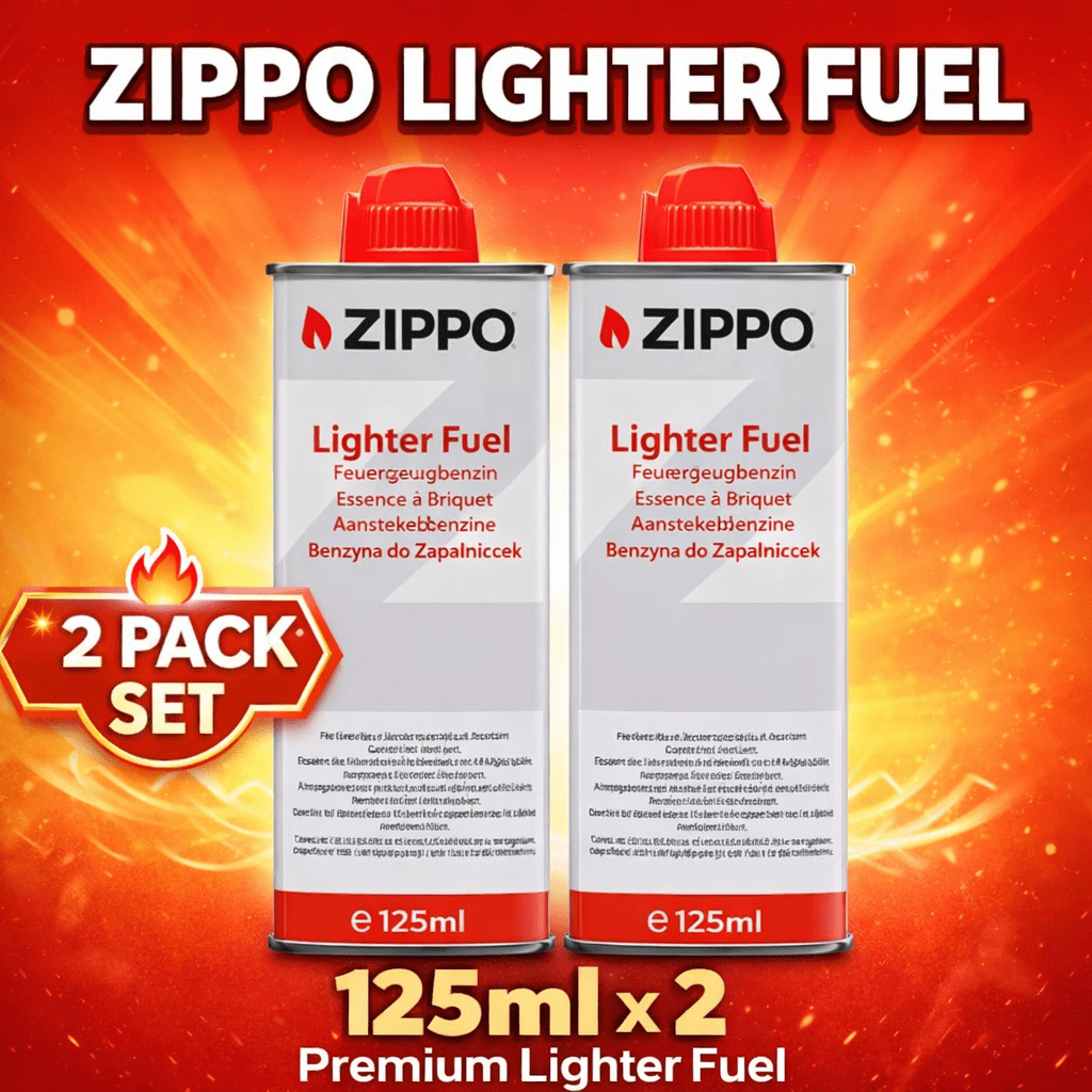 E-shop Zippo Feuerzeugbenzin 125ml – 2er Pack | Original Lighter Fuel | Premium Feuerzeug-Nachfüllbenzin