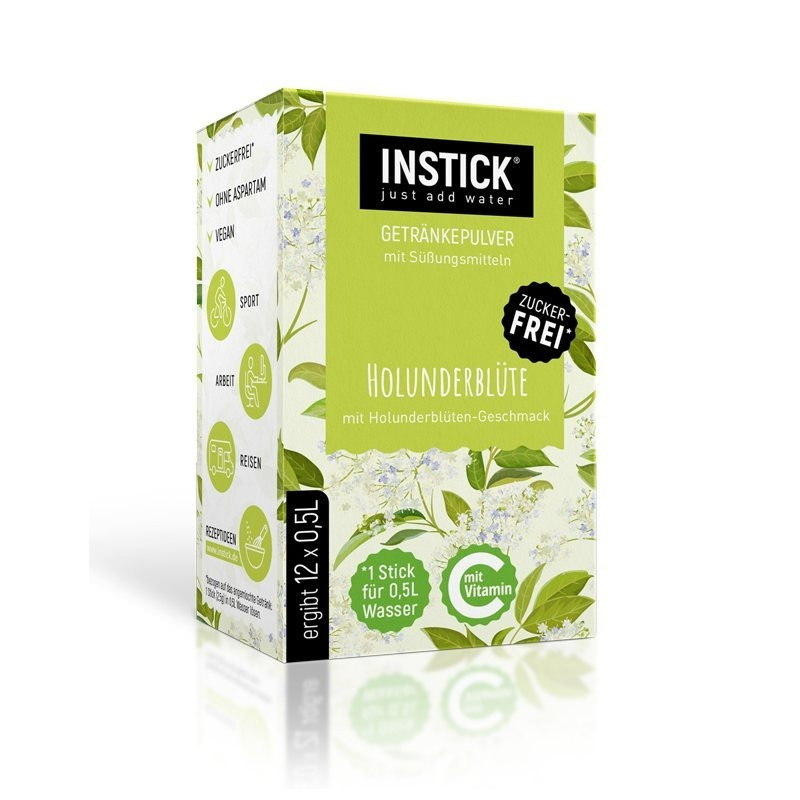 Instick Elderflower Syrup For 12 X 0.5 L