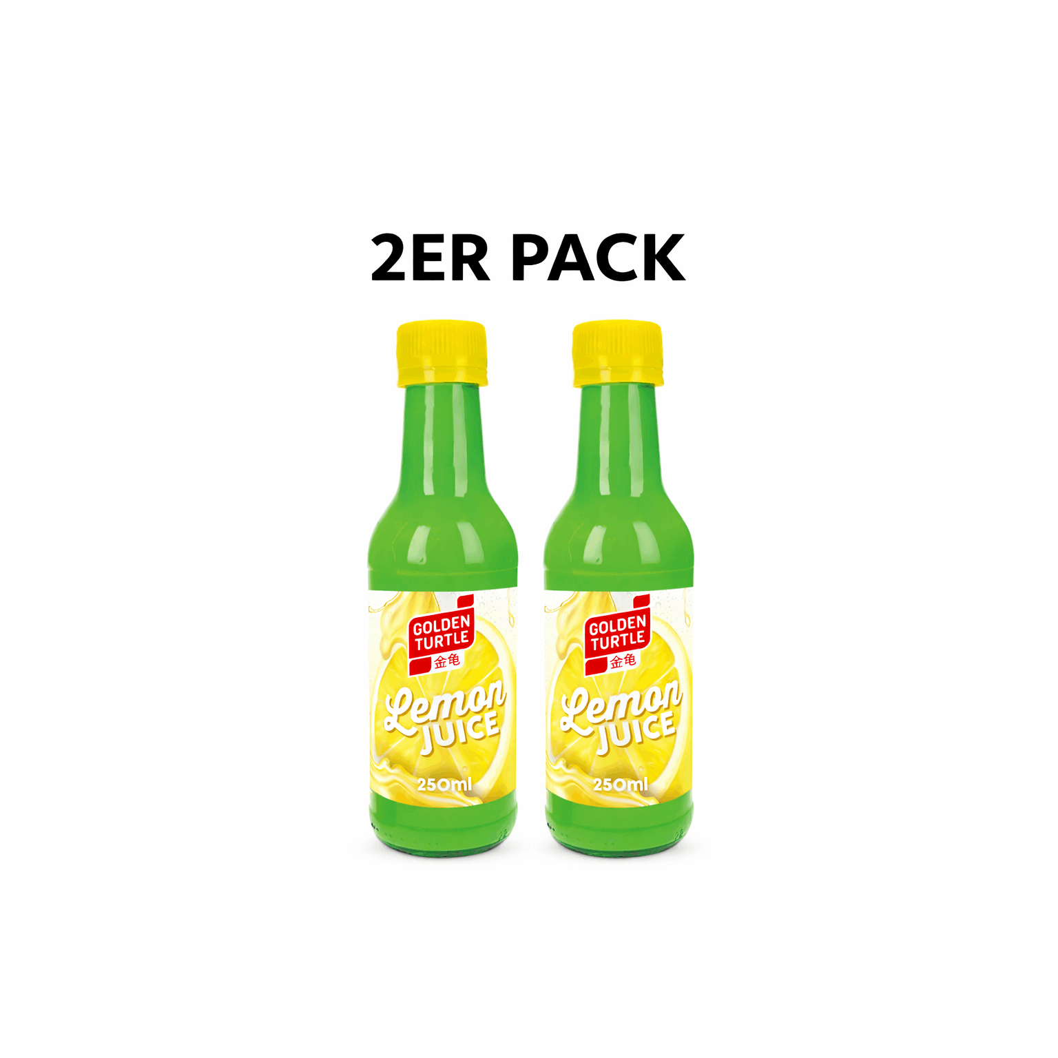 2-pack Golden Turtle Lemon Juice From Lemon Juice Concentrate Fruit Content 100% 2 X 250ml