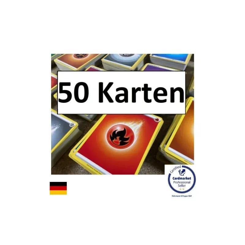 50 Energy Cards German Collection | Gift