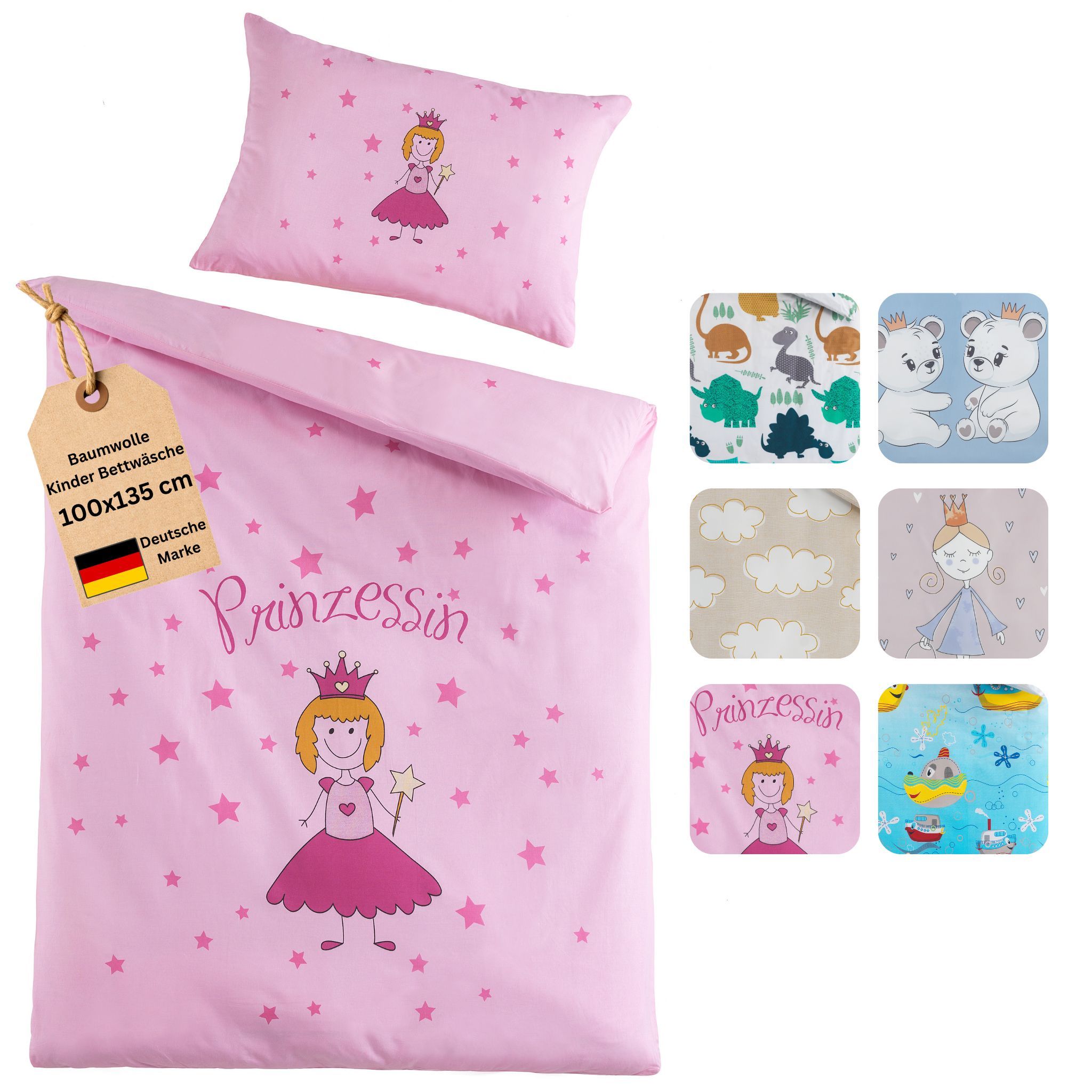 Bed Linen 100x135 Cm Cotton For Beds - Duvet Cover 100% Cotton - Zipper