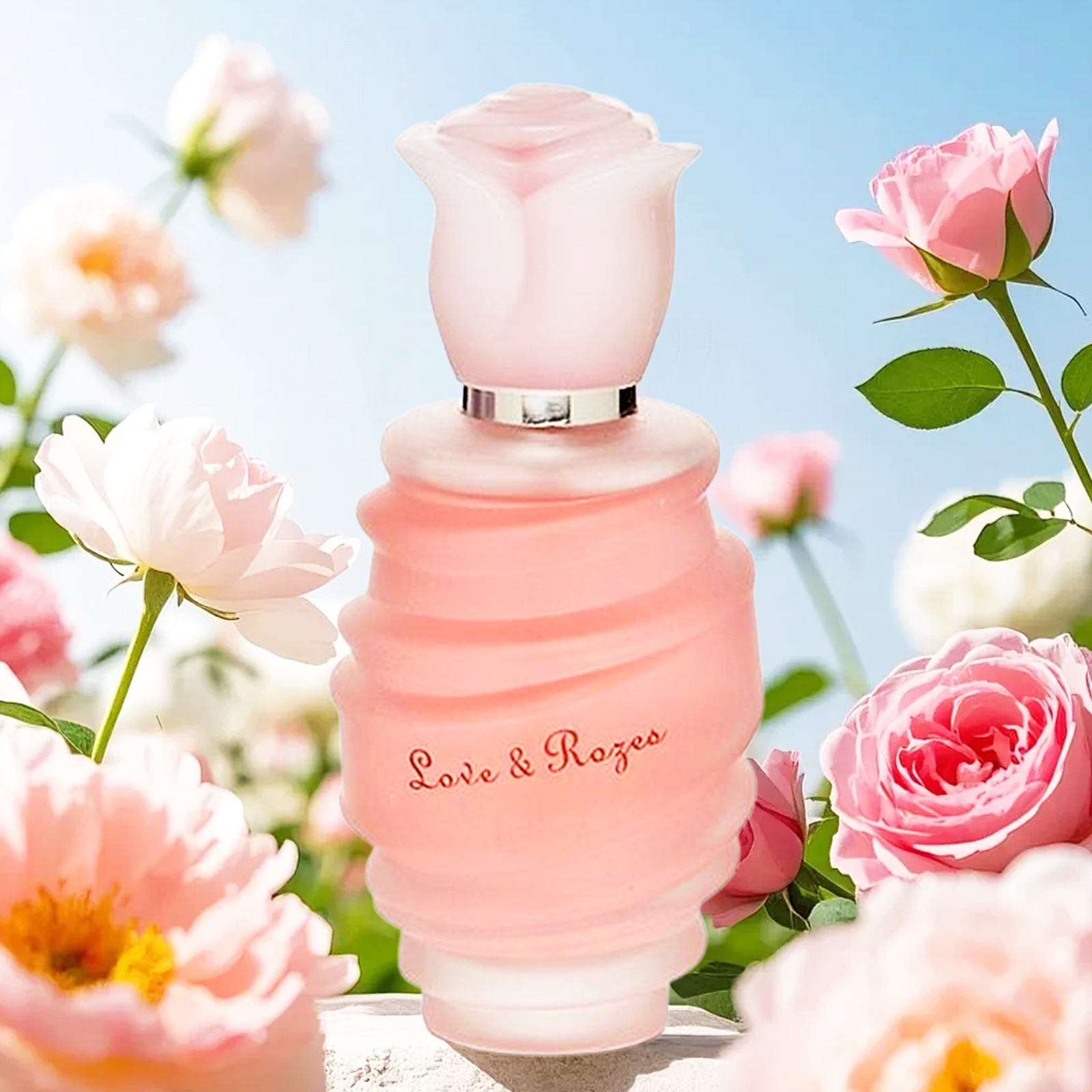 Image of Love & Rozes Eau De Parfum100ml - Floral Fragrance With Rose & Lily Notes, Perfect For Romantic Dates, Daily Wear & Gifting