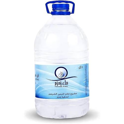 authentic zamzam water 5l bottle from saudi arabia zamzam quality blessed for spiritual physical healing ideal for hajj and umrah