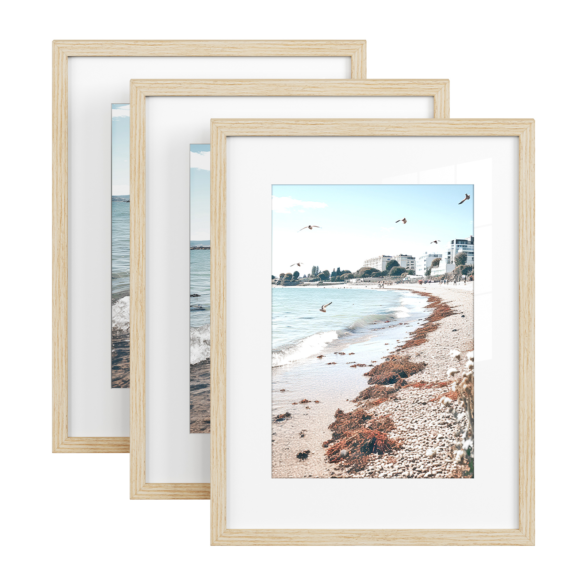 Image of 30 X 40 Picture Frame, Mdf Frame, Residue-free Wall Hooks, 3-piece Set, For Hanging