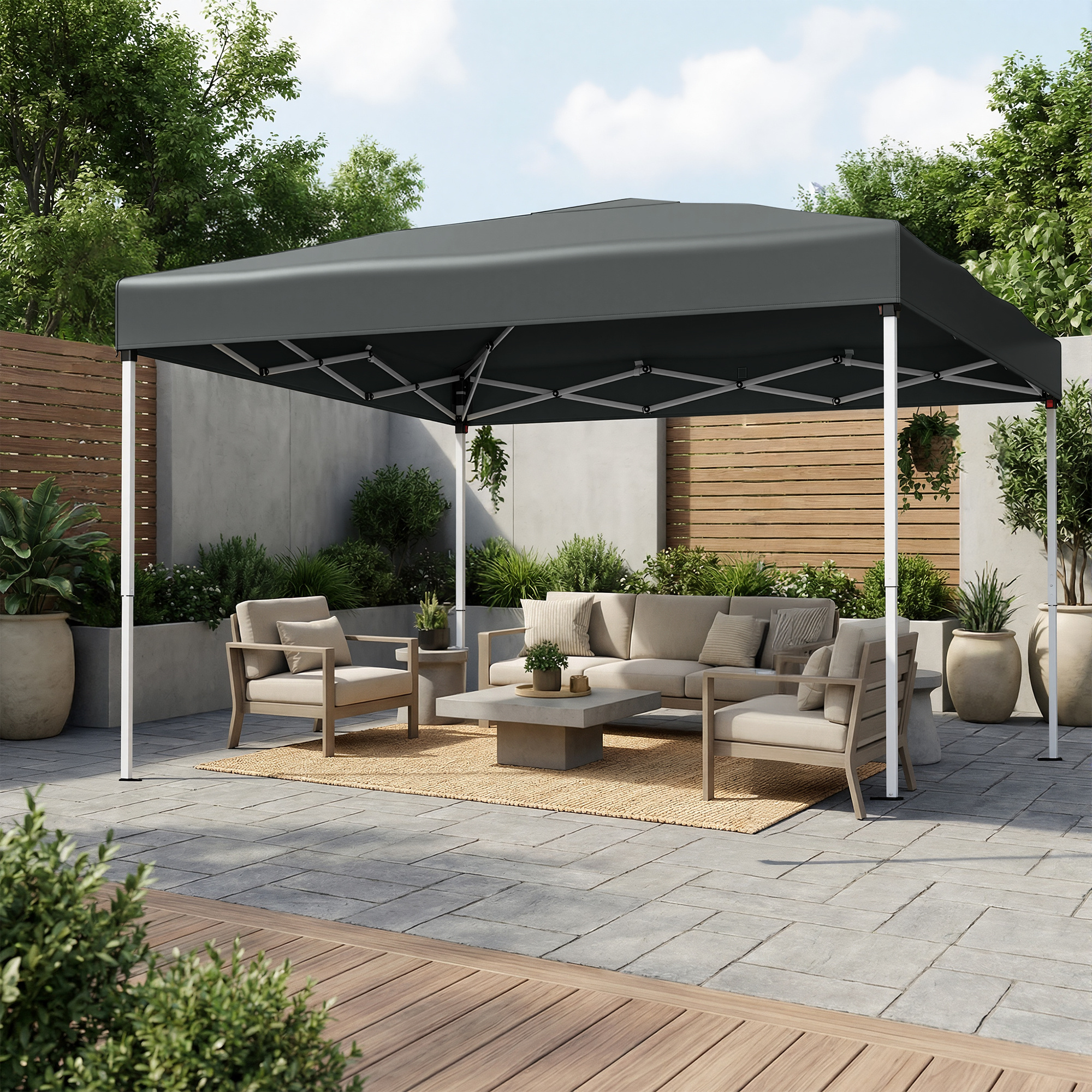 pavillon für garten, 3 x 3 m,  ,  , hof, markt, sonnenschutz