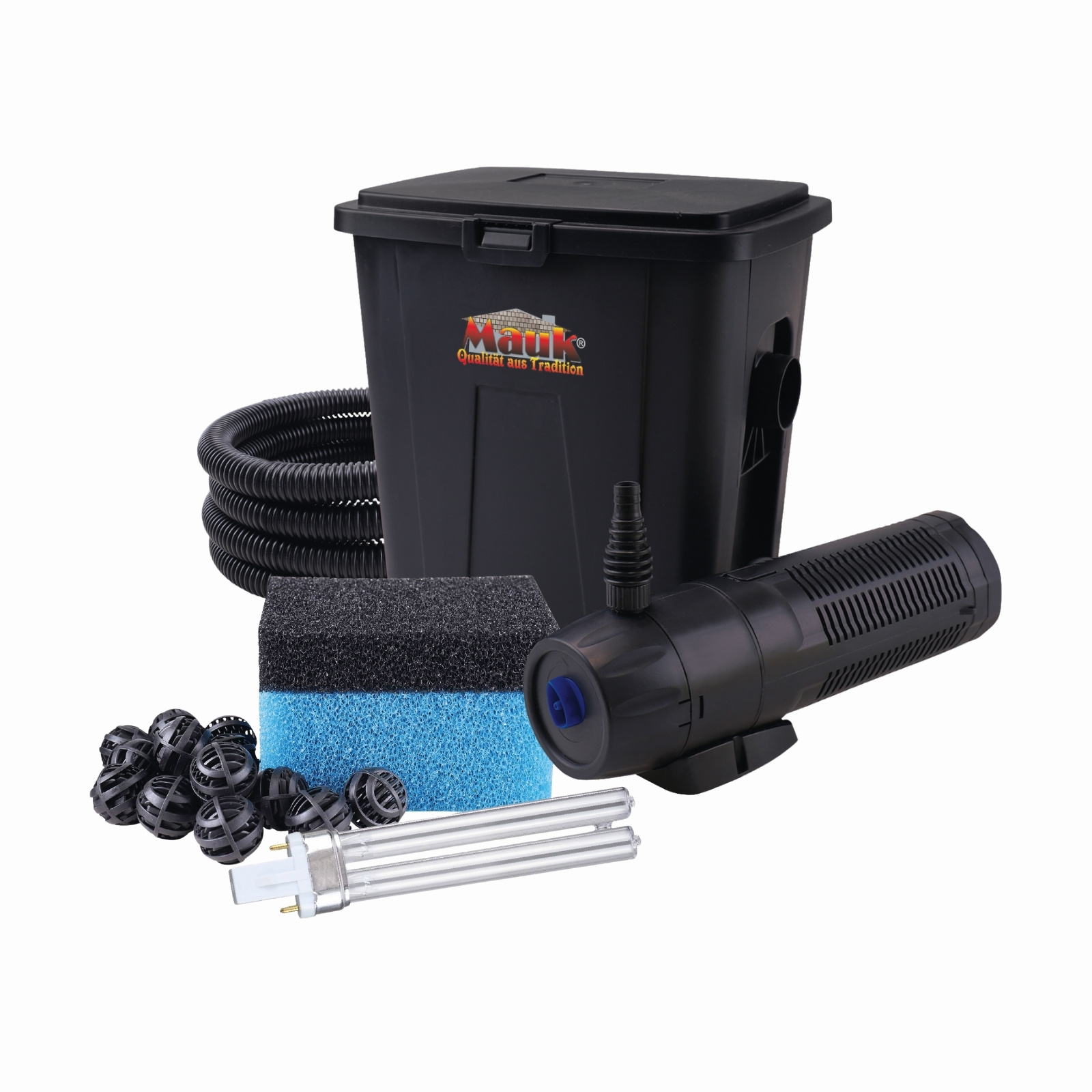 Image of Mauk® Pond Circulation Filter Set Eco Pond Filter Complete Set With Pump Pond Pump With Filter Garden Pond Uv Lamp/uvc Clarifier Pond Algae Destroyer 12/9w