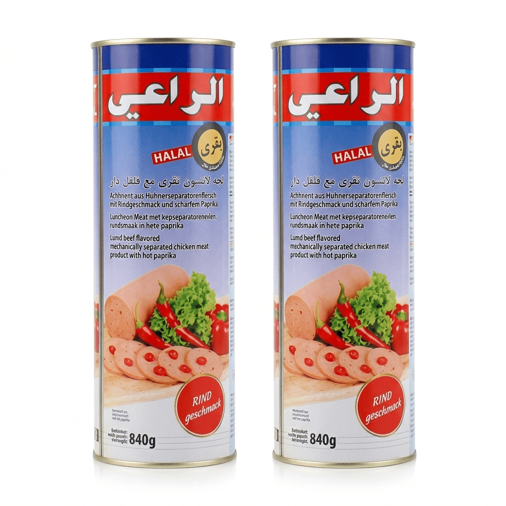 2 X Al-ra'i Spicy Beef Lunch Meat 840g 21438