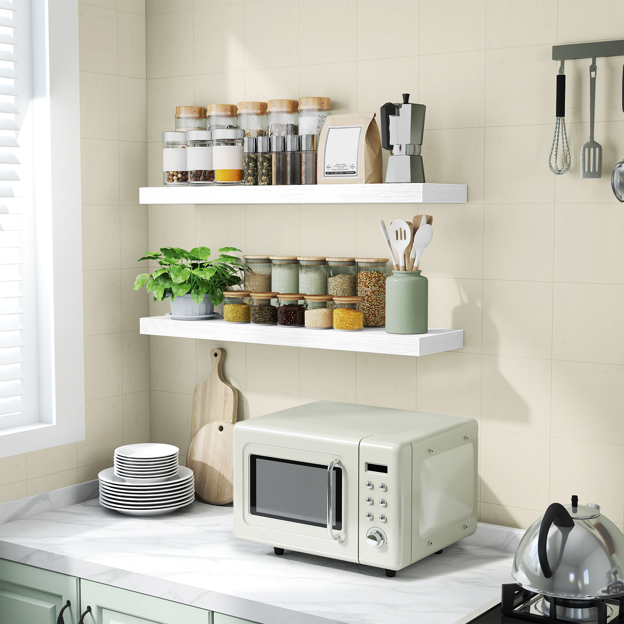 Floating Wall Shelf, 20 X 80 X 3.8 Cm, For Picture Frames