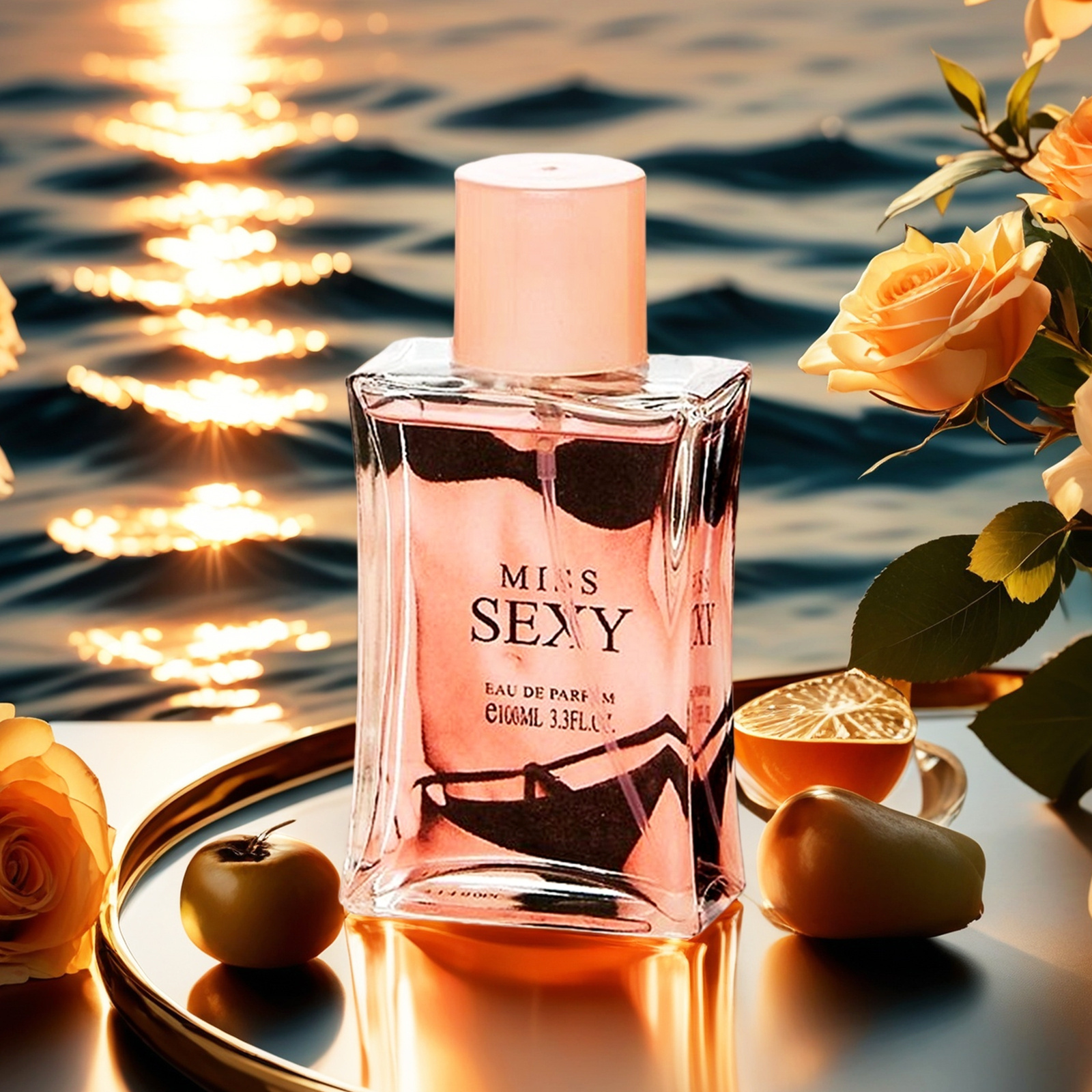 Eau De Parfum 100ml - Floral Fragrance With Lemon & Peony Notes, Perfect For Romantic Dates, Parties &