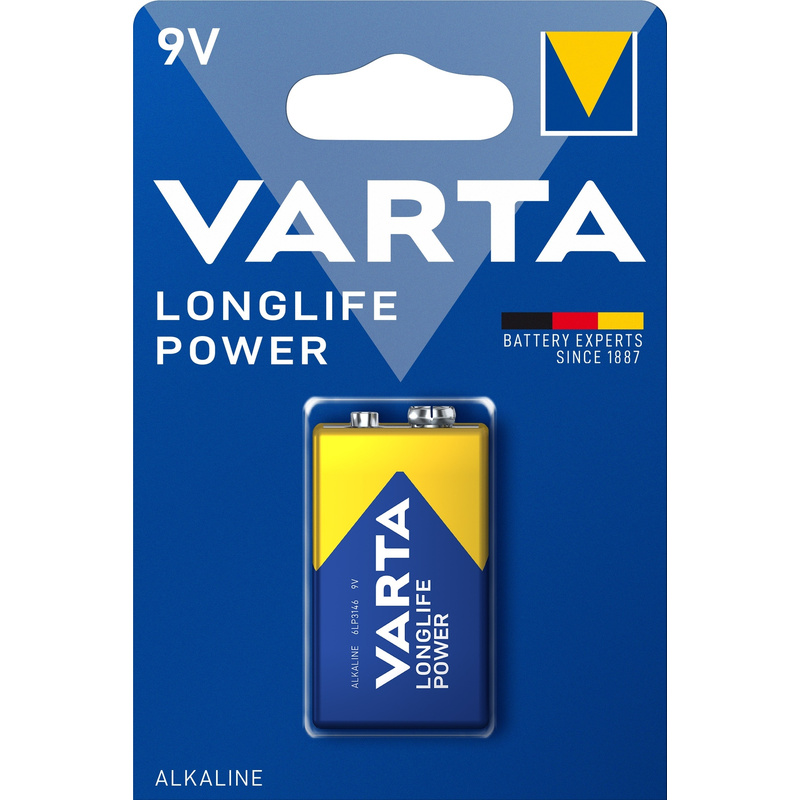 10 X Varta 9v-block 4922 Longlife .high Energy 6lr61 Batterie