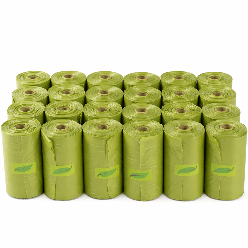 TEMU H HANSEL HOME 360 Unidades de bolsas para Excrementos de Perros y Gatos, Resistentes y Anti fugas, Color Verde