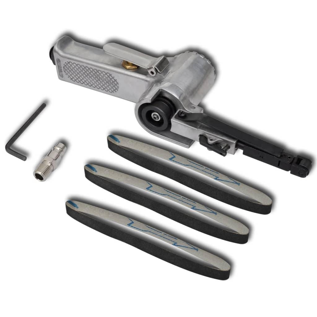 Image of Vidaxl Air Compressor Belt Sander Sanding Belts Sander Grinding Machine