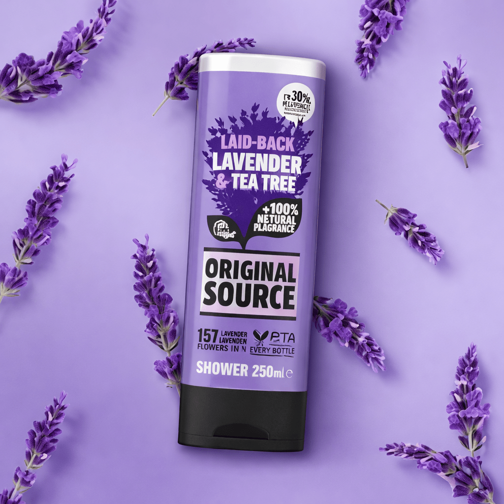 2x Original Source Lavender & Tea Tree Shower Gel, 250ml Each