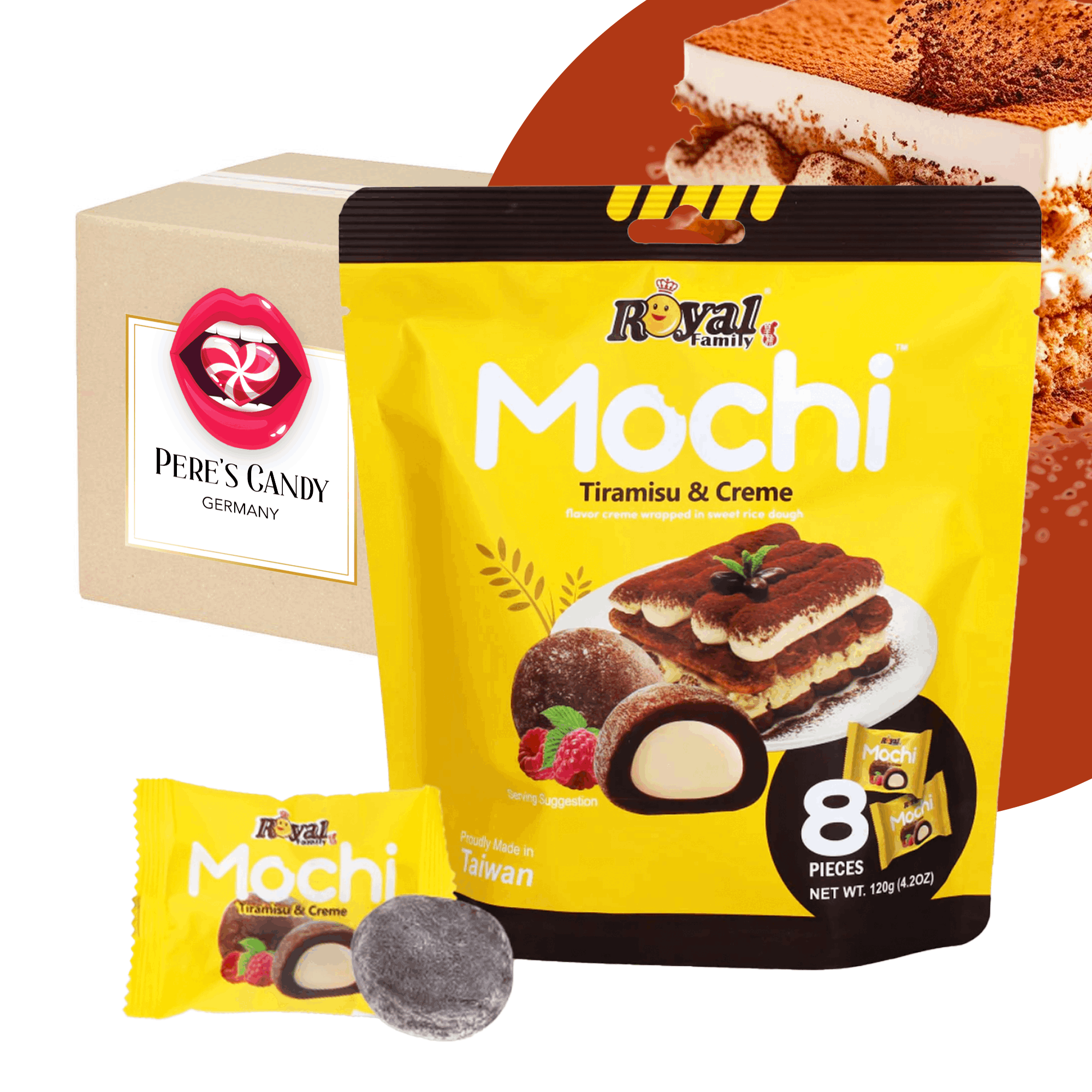 Image of Royal Family Mochi Tiramisu & Crème 120g