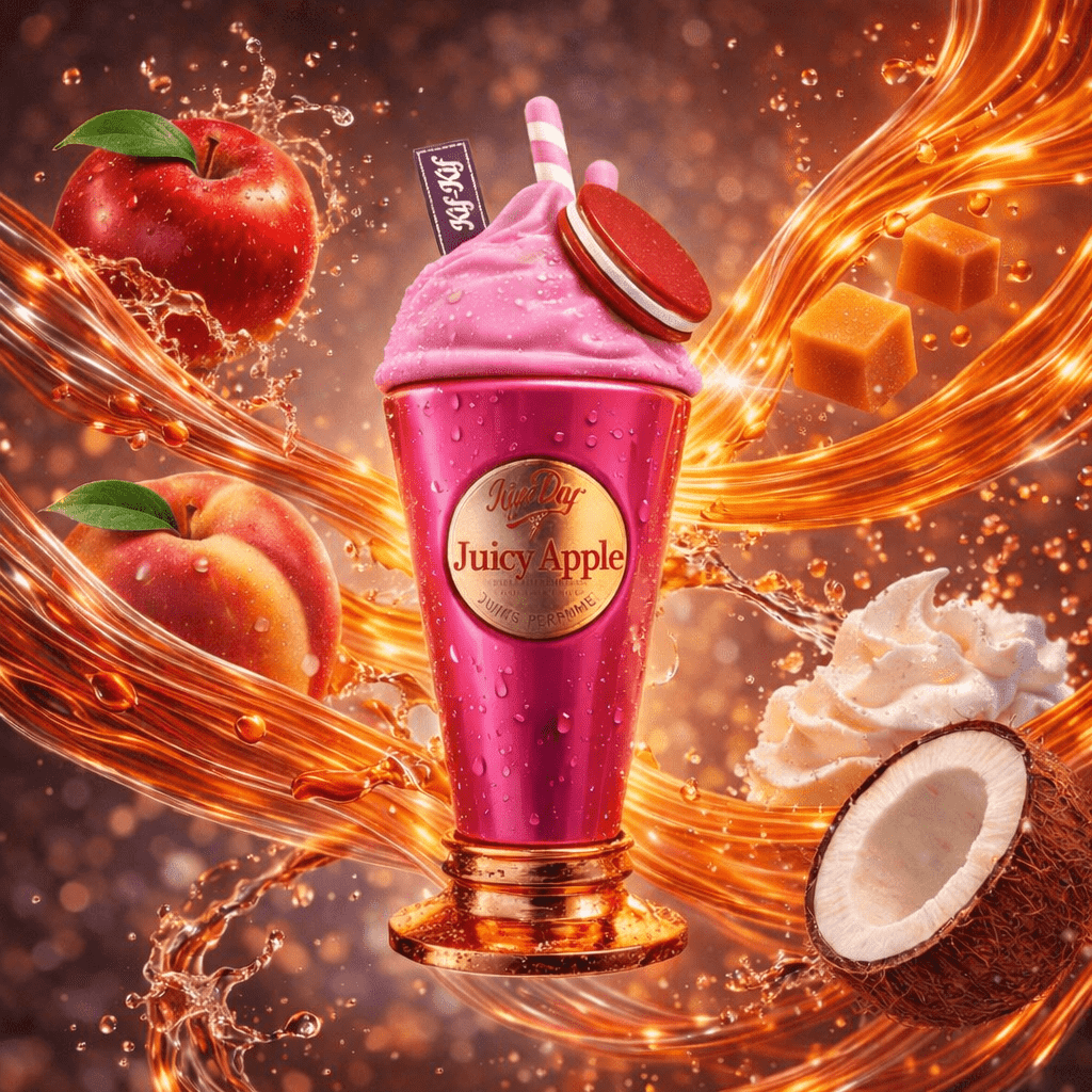 E-shop Juicy Apple Parfüm 200ml EDT Süß Fruchtig Gourmand Vanille Kokos Langanhaltend Damen Duft Geschenk