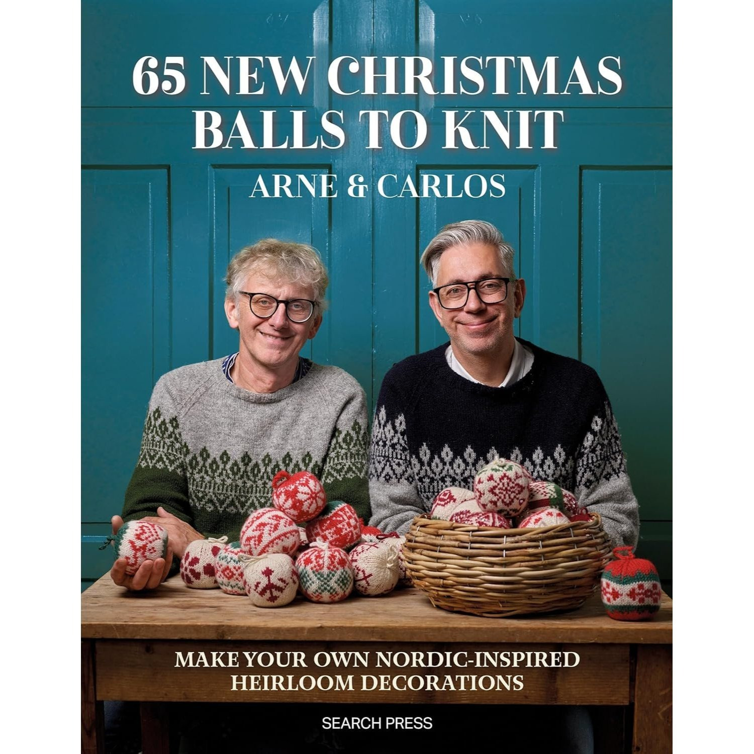 TEMU 65 New Christmas Balls To Knit Book - Make Your Own Nordic-inspired Heirloom Decorations By Arne & Carlos