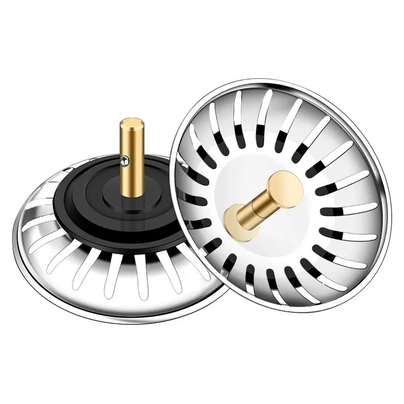 TEMU 1 Colador de drenaje universal de acero inoxidable para fregadero de cocina, para lavavajillas, sin obstrucciones y sin desbordamientos - 80 mm.
