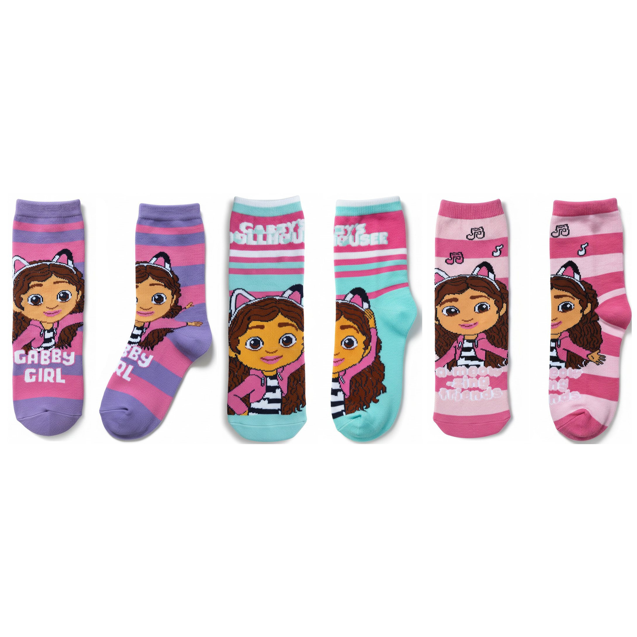 Gabby's Dollhouse / Gabi's Dollhouse Sock Set / 3d