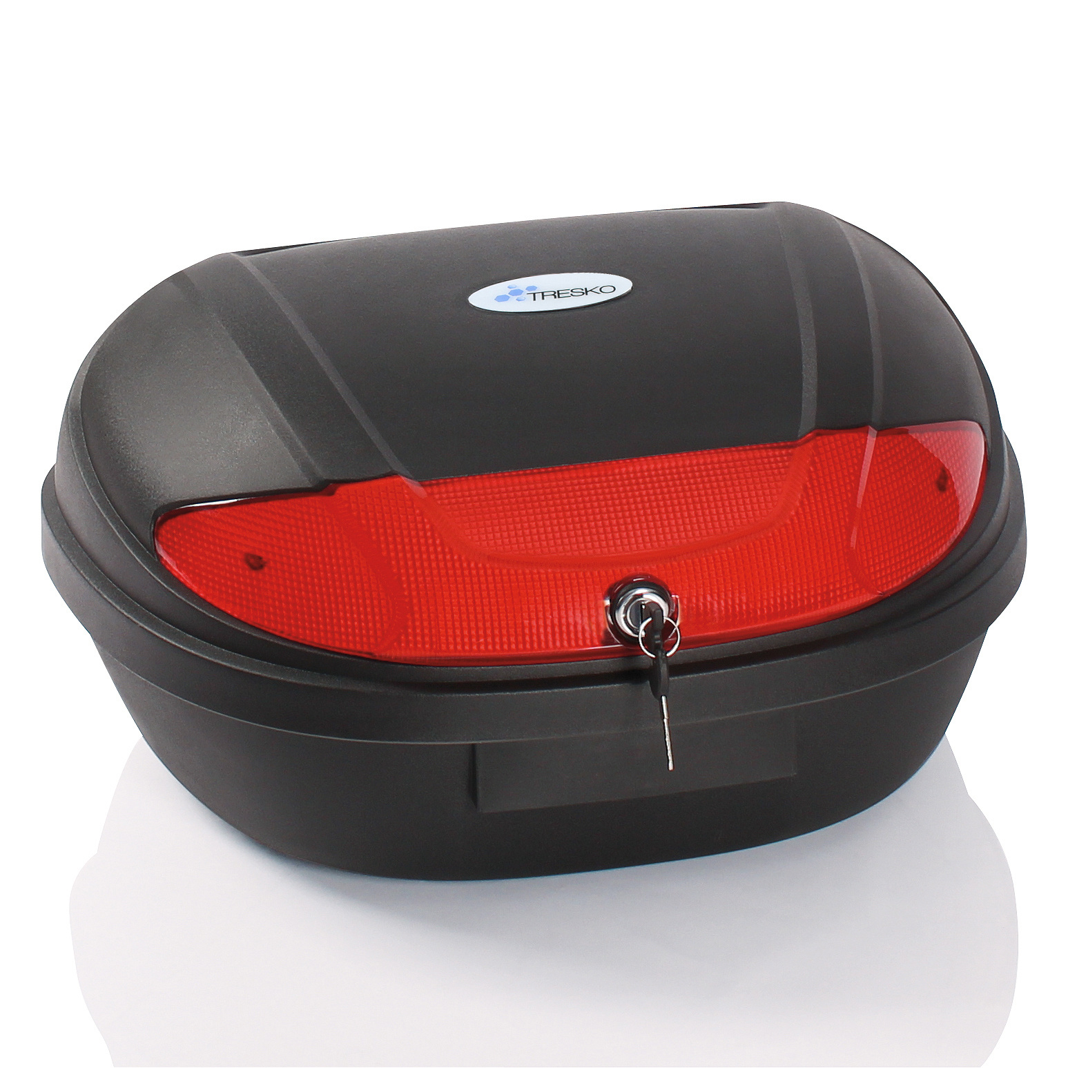 Tresko® Xxl Topcase 48 L Motorcycle Case - Suitable For 2 Helmets, Universal Top Case, For Scooters, Motorcycles, Mopeds &