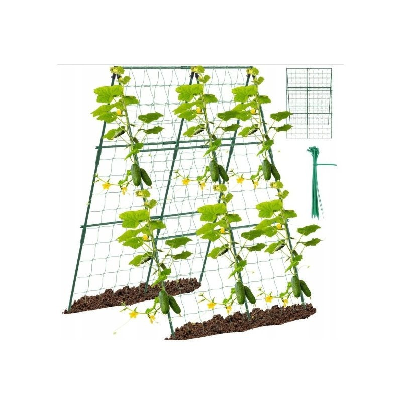 E-shop Gewächshaus für Gurken, Tomaten, Klettergemüse XXL 120X80