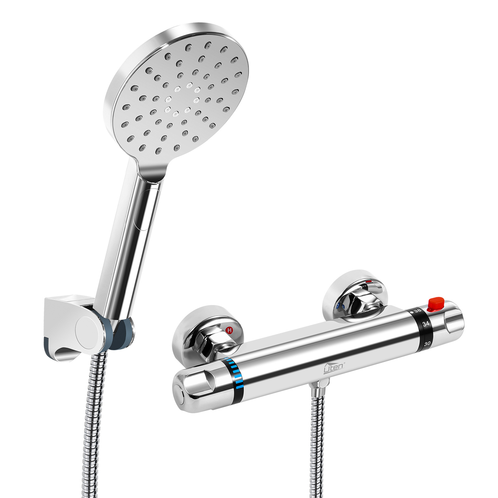 1 Set Shower Set, Durable, , Practical, Portable, For Bathing & Showering