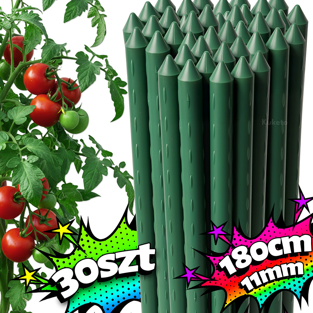 tomato stakes 180 cm garden plant stakes set support stakes for   roses and flowers steel garden stakes for climbing plants strong stakes for garden plots and greenhouses stable coated metal stakes with   protection for vegetables and flowers