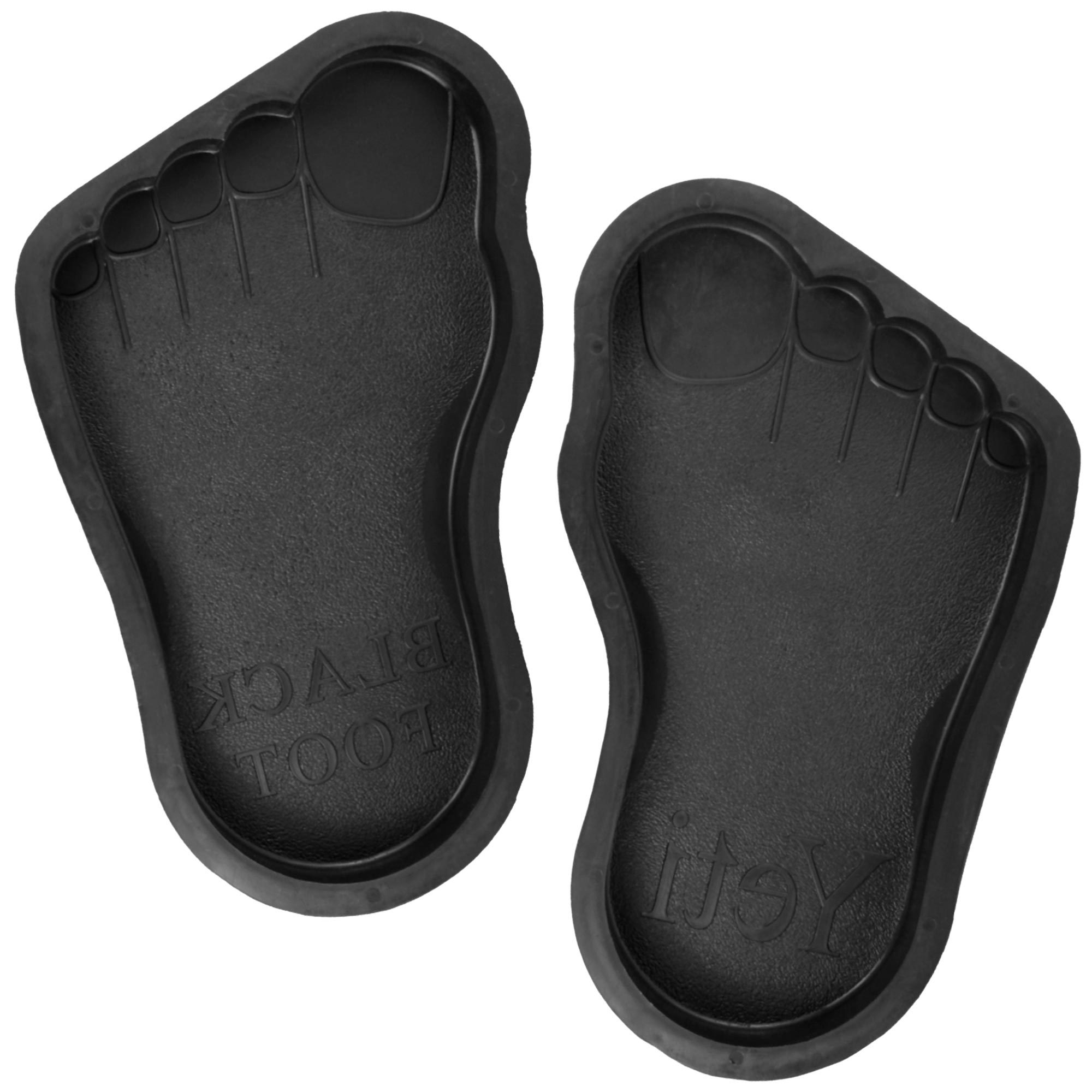 Image of Concrete Molding Forms For Stepping Stones Footprint Set Concrete Form Path Slabs Garden Bed Decoration Diy Casting Form Decoration Feet Decorative Design Garden Decoration Bed Stones