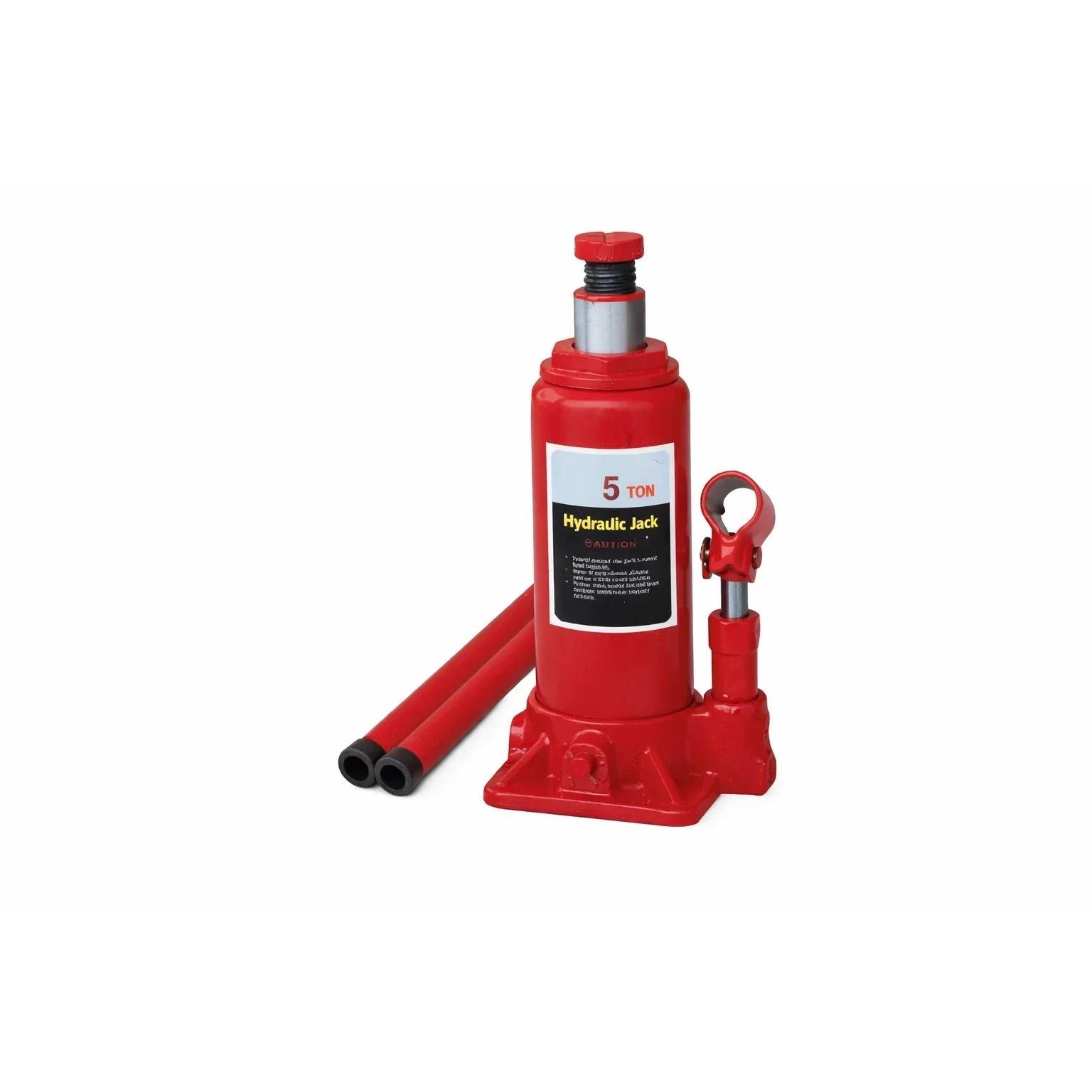 TEMU Idraulico a Bottiglia 5/10T Sollevatore Auto 175-335mm Martinetto Idraulico per Auto SUV