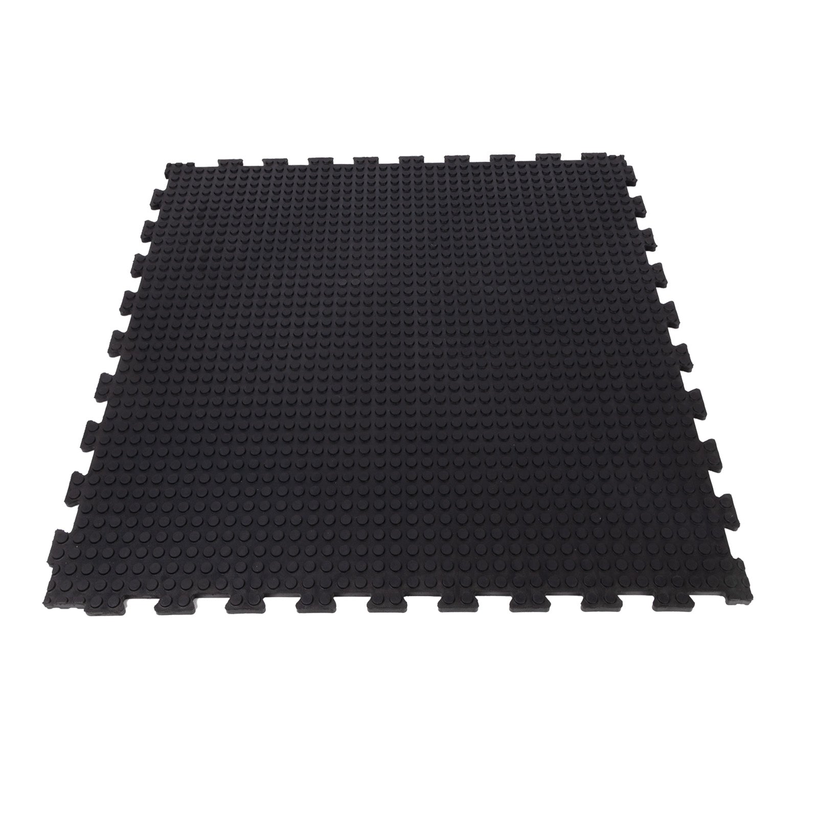 Rubber Puzzle Stable Mat – Slip-resistant & Shock-absorbing – For Horses & Livestock, Solid Rubber Floor Stable Mat – 2 Variants: Lagama & Buffalo – 20 Mm