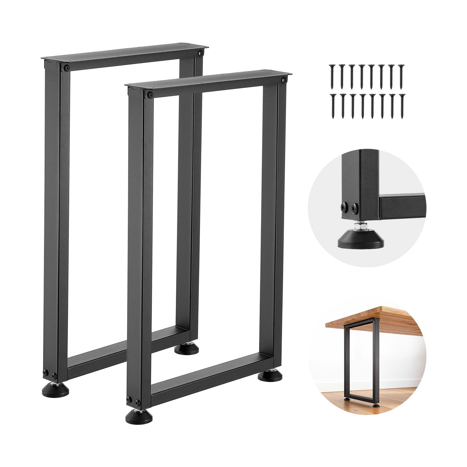 TEMU Vevor Table Legs, 740 Mm () Square Steel Furniture Legs, Modular Design, Easy Assembly, 2204 Lbs Heavy Duty, For Home Office Desk, Workbenches,