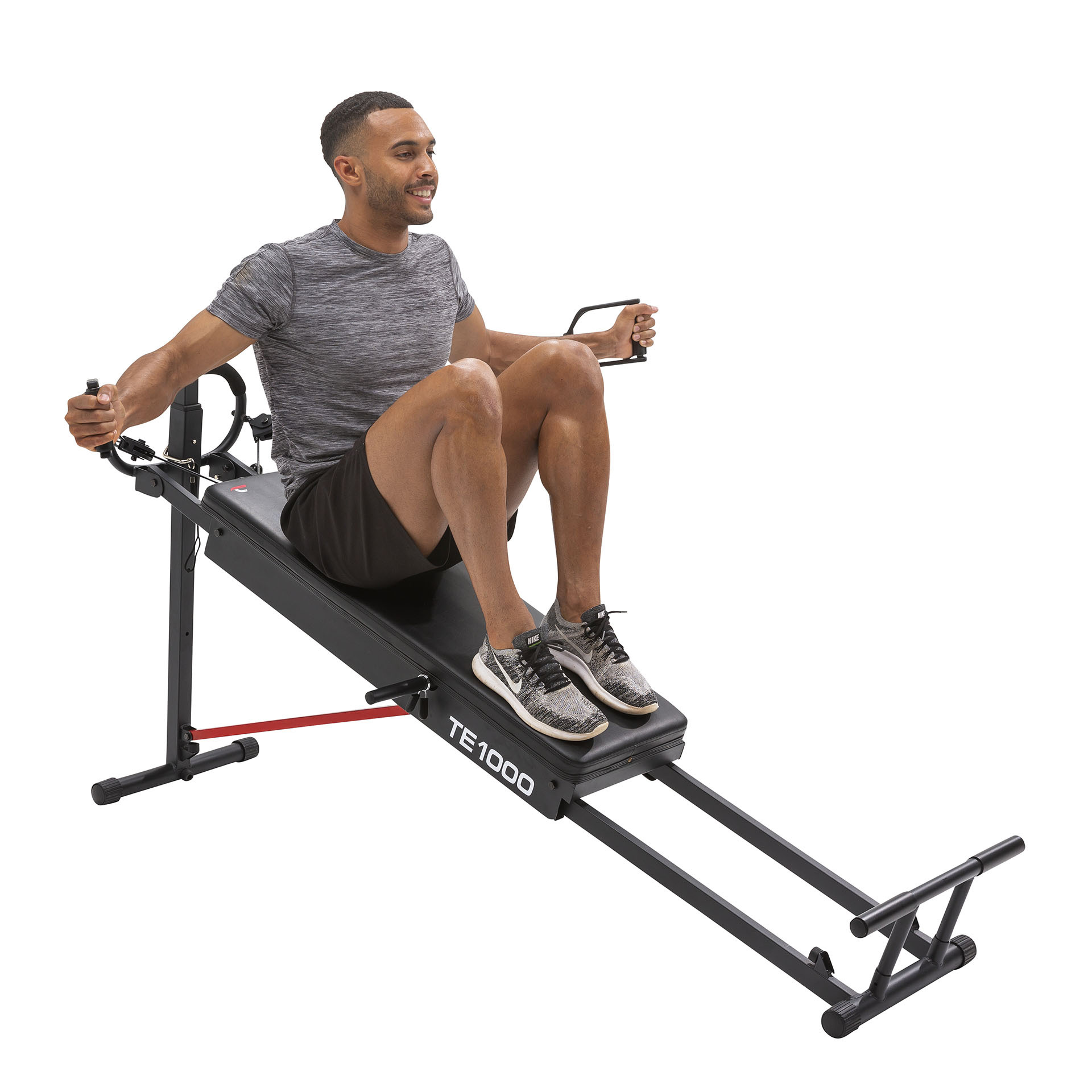 Christopeit Exerciser Te 1000 - Foldable Full Body Trainer, Multi-gym, Upper Body, Arm, Chest, Abdomen, Back