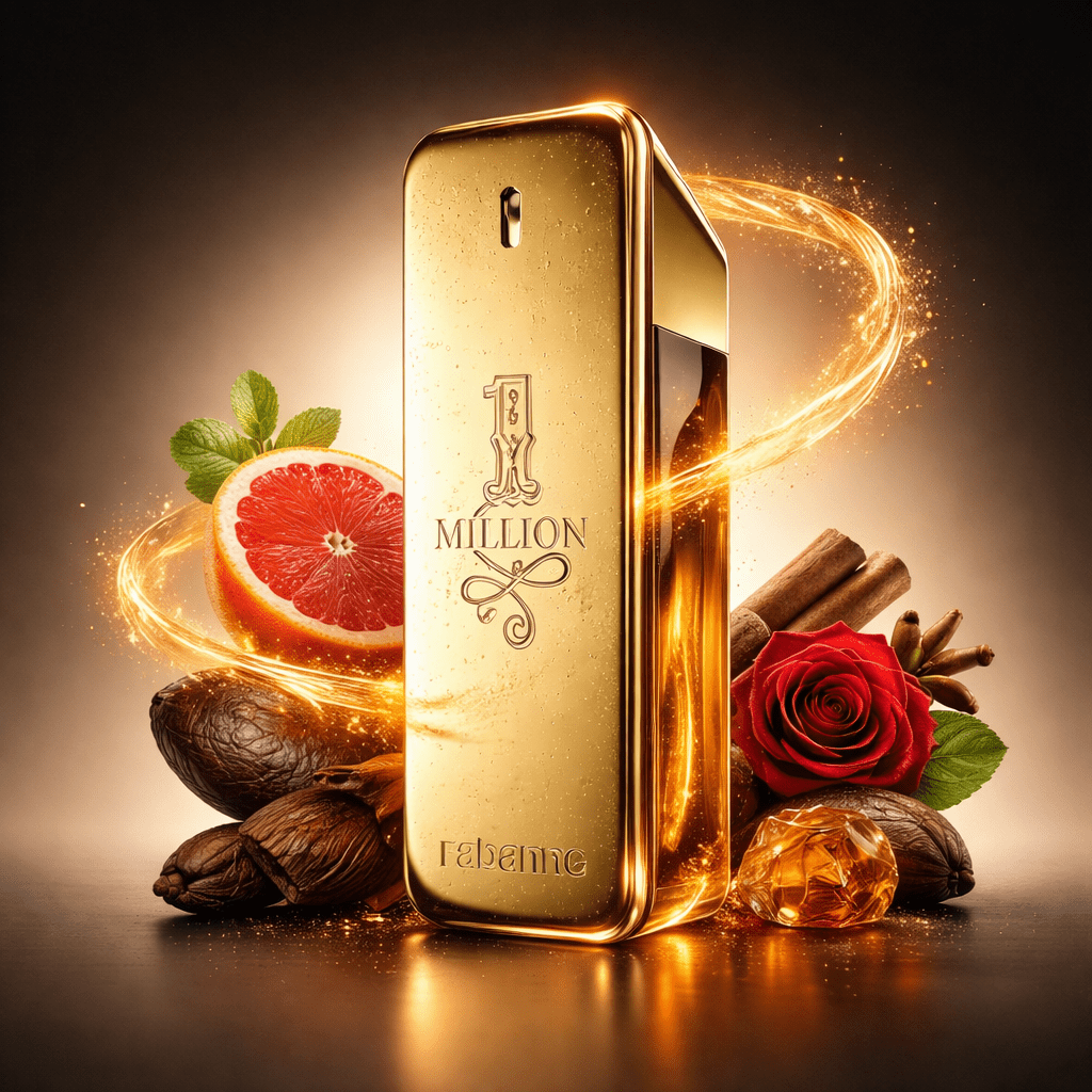 1 million eau de toilette 100 ml perfume para hombre –   fresca  ,    ,   y maderosa Detalles del producto 1