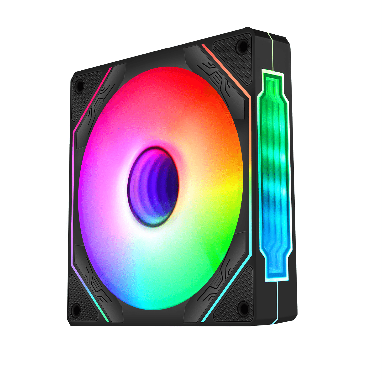 TEMU Vibe | Ventola per Case PWM da 120 mm | Illuminazione ARGB | Velocit� 1800 RPM | Ventola per PC Computer Silenziosa | Compatibilit�