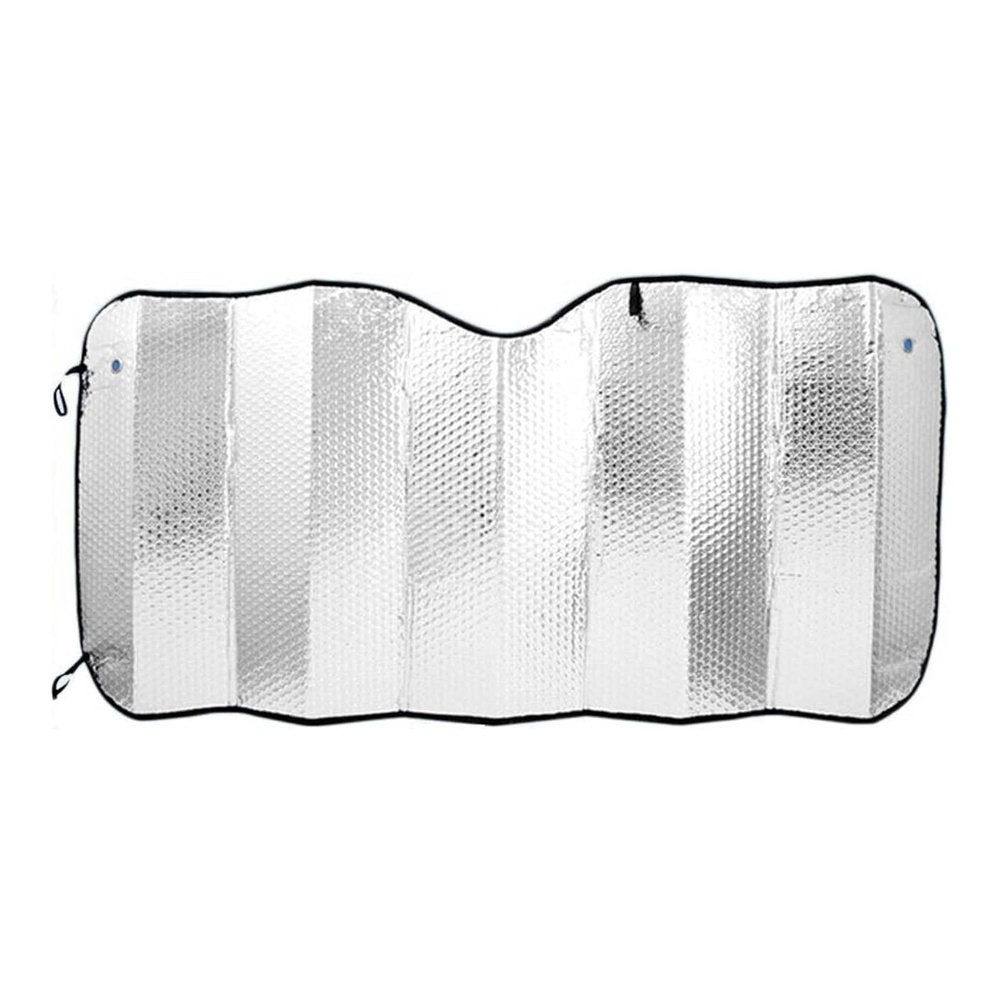 TEMU Parasol para coche 140x70cm , cortina para ventana delantera y trasera, Protector solar, visera para parabrisas, cubierta plegable , protección