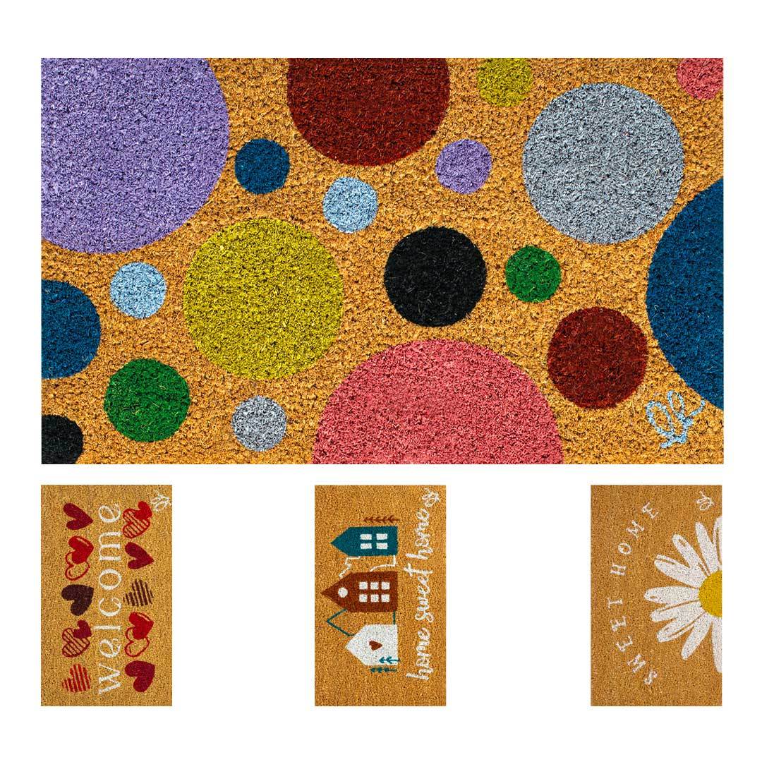 TEMU .shop Zerbino In , Modern Non-slip Colorful Entrance Mat 30x50 Cm Fantasy 12