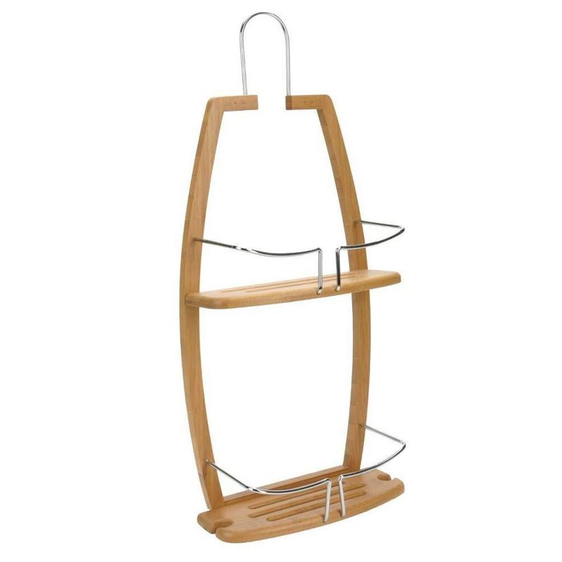Image of 2-tier Bamboo Shower Caddy